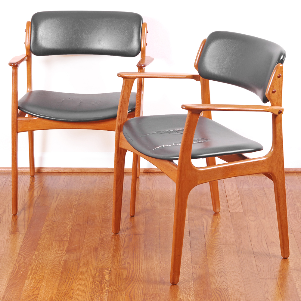 Dining Armchairs by Erik Buck for Domus Danica OD Møbler
