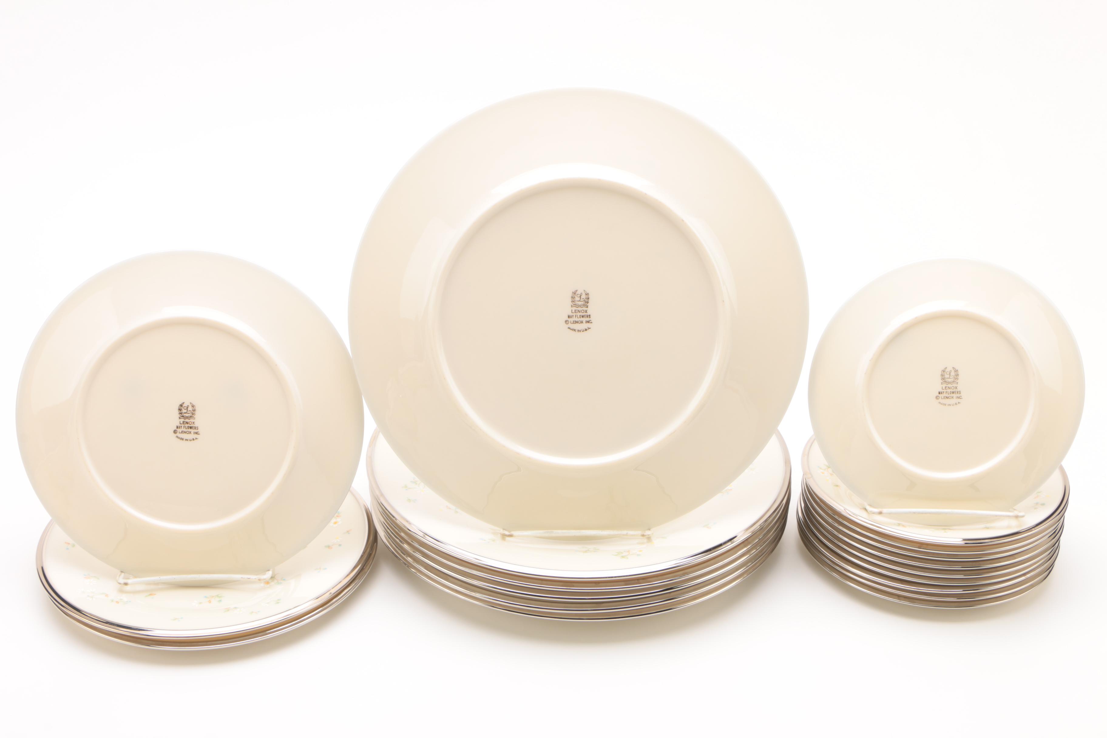 Vintage Lenox "May Flowers" Bone China Dinnerware