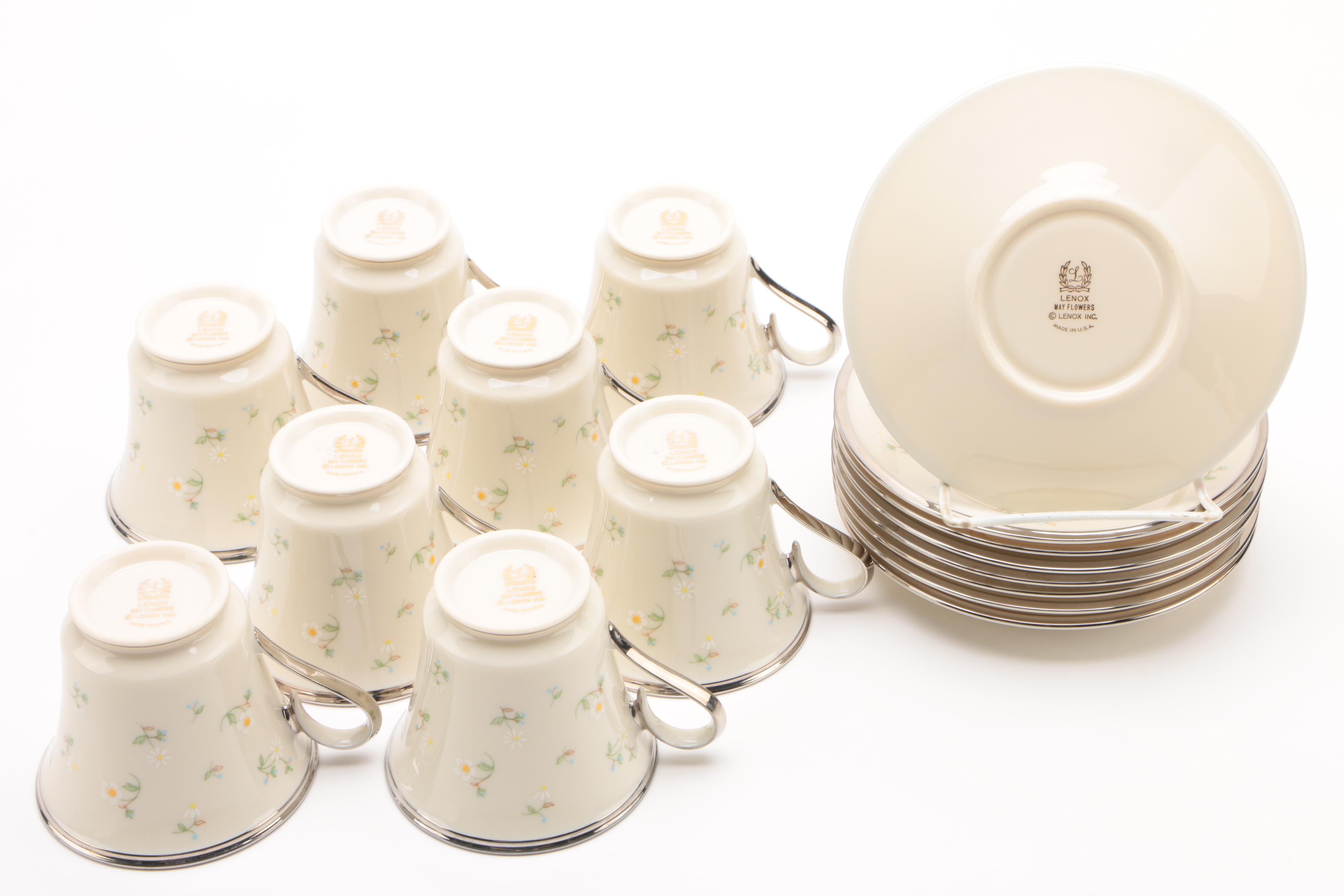 Vintage Lenox "May Flowers" Bone China Dinnerware