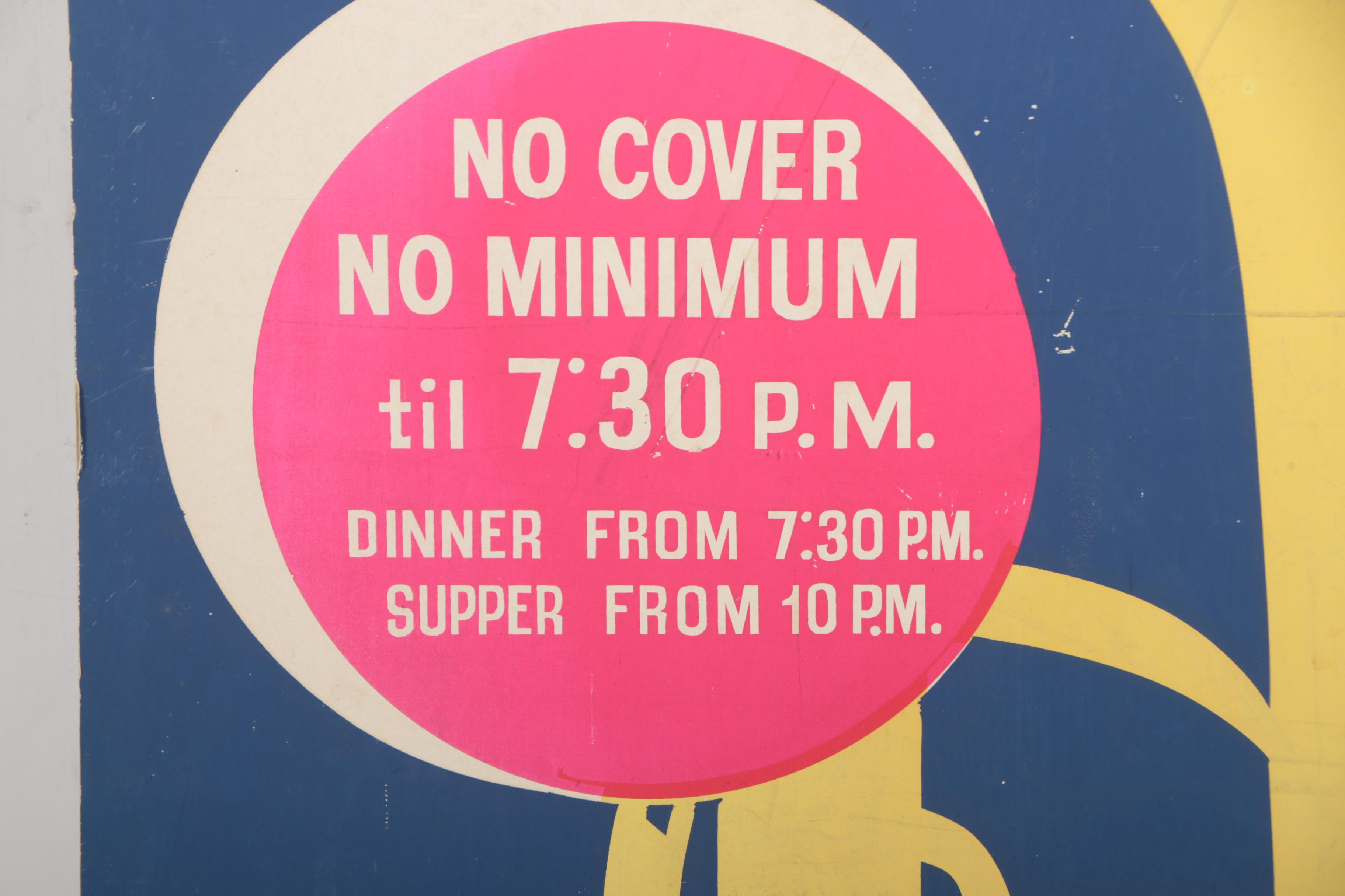 Vintage Serigraph Cocktail Party and Jazz Poster