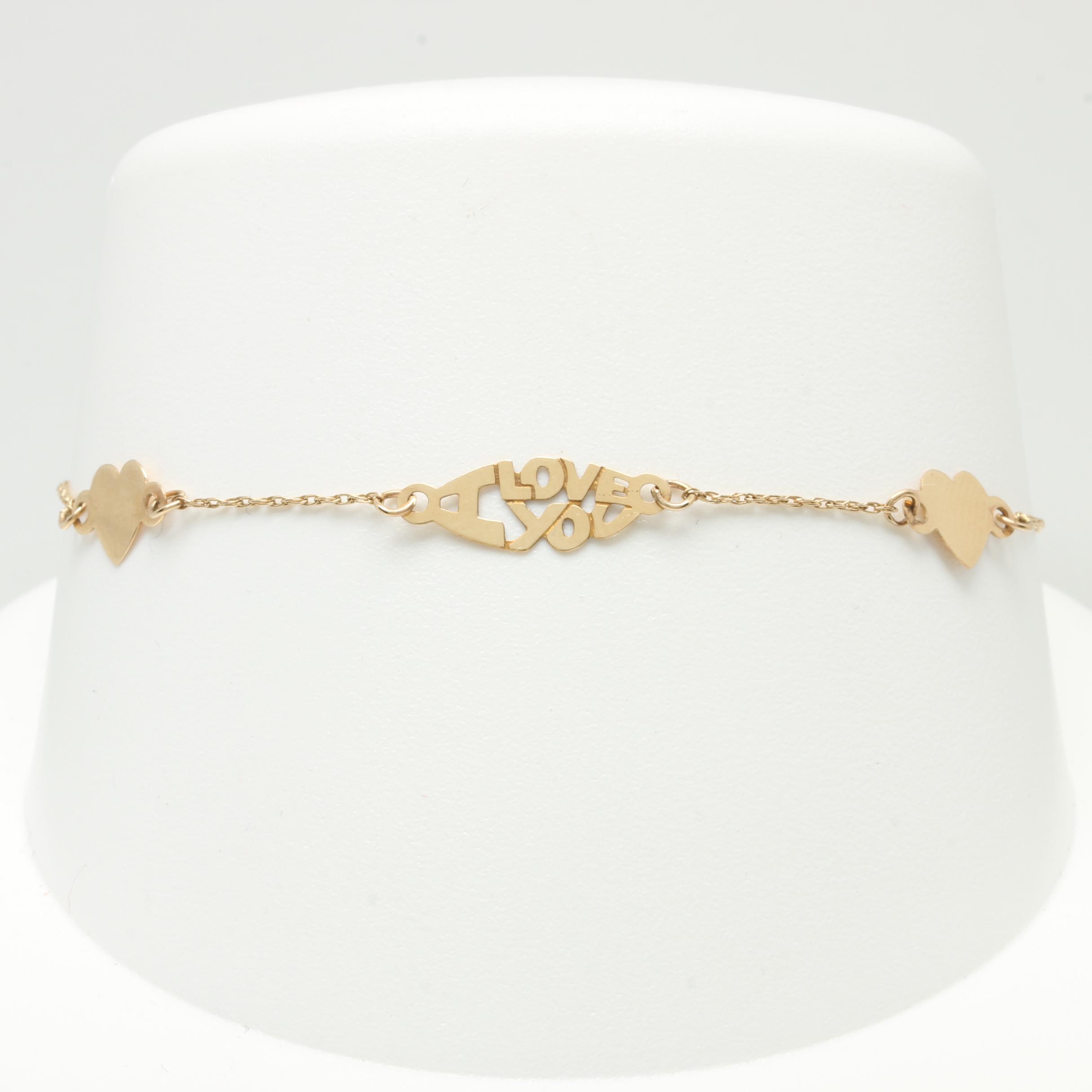 14K Yellow Gold Bracelet