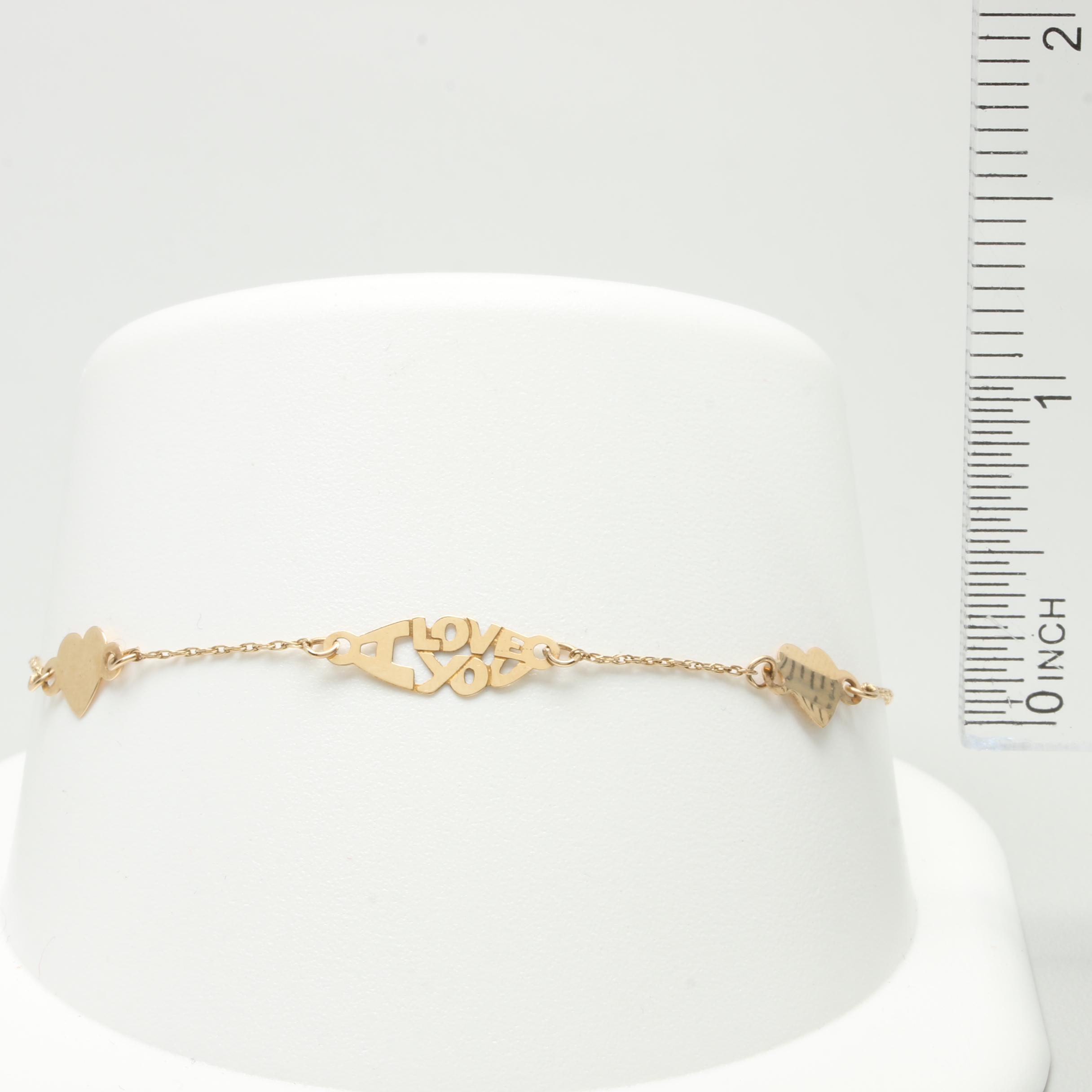 14K Yellow Gold Bracelet