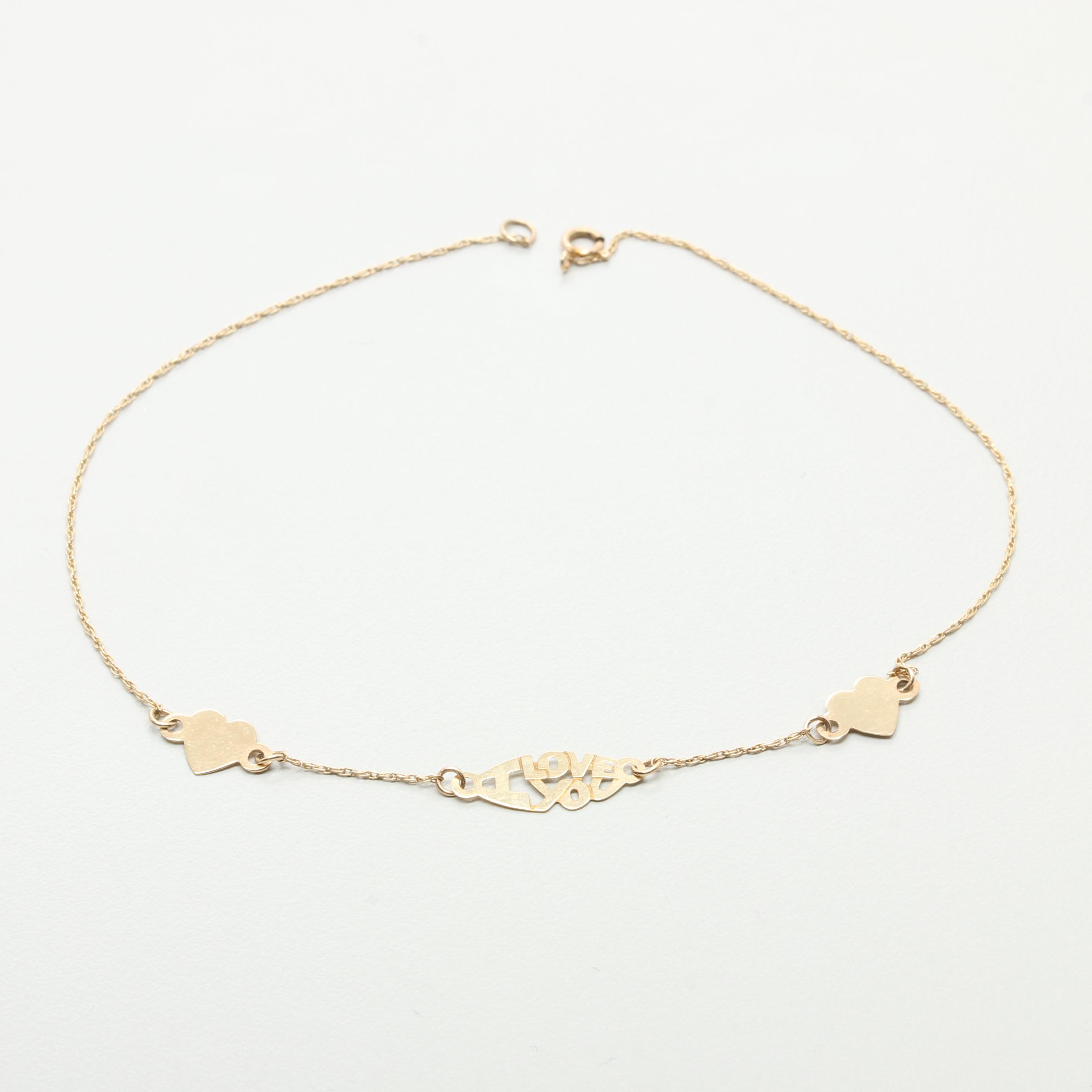 14K Yellow Gold Bracelet