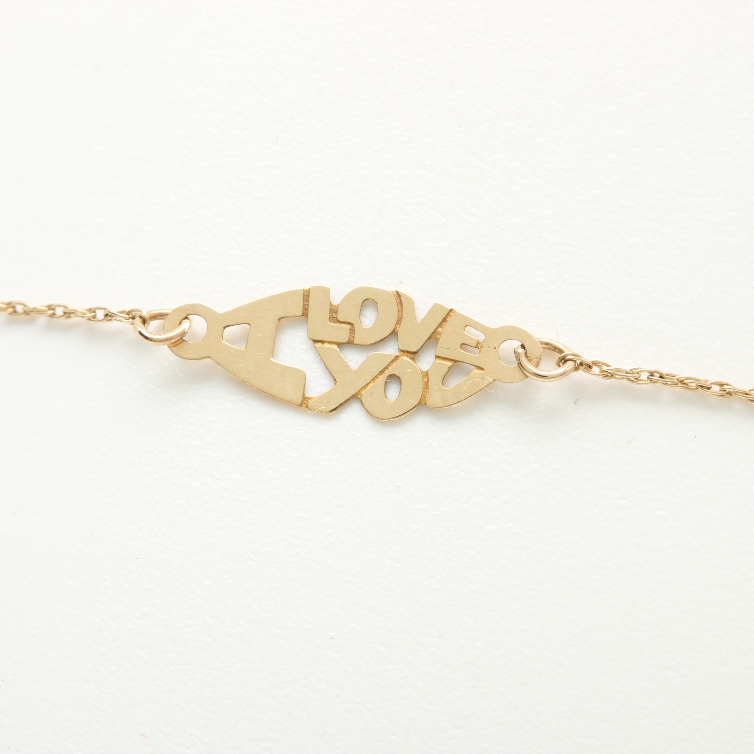 14K Yellow Gold Bracelet