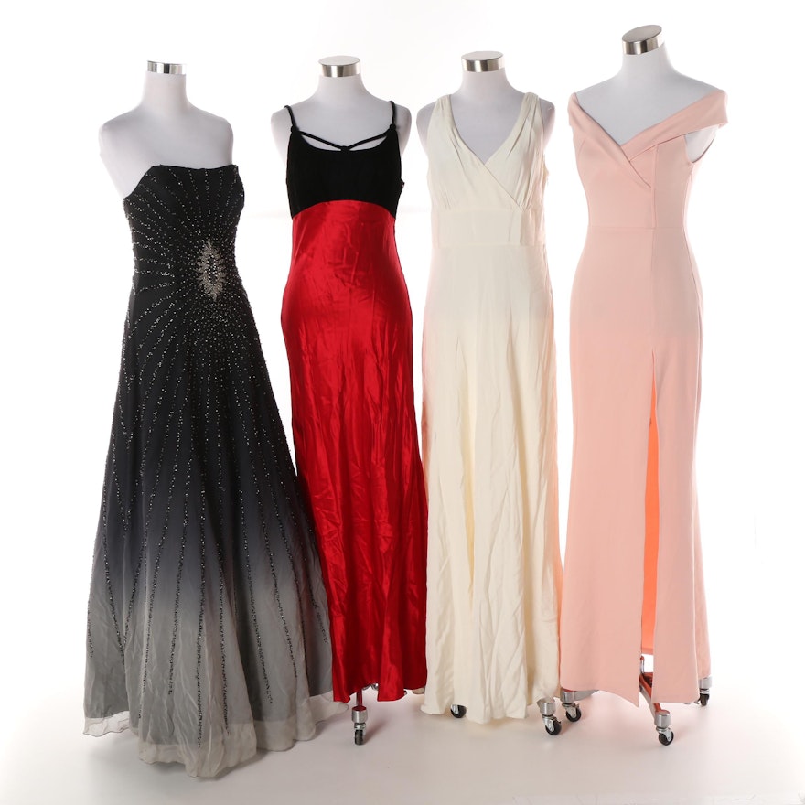 Women's Gowns including Beaded and Silk