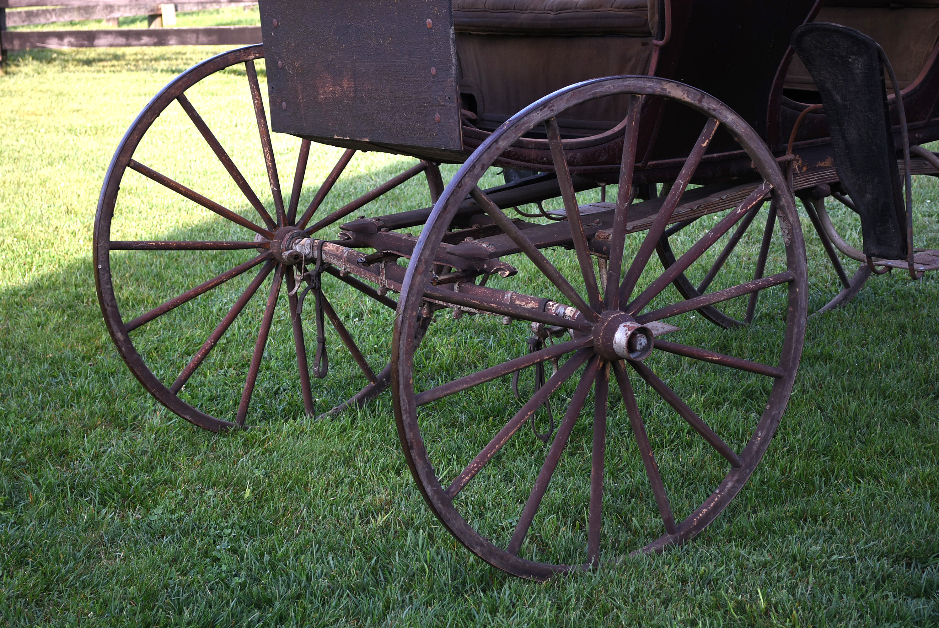 Late 19th Century Horse Drawn Buggy Glen Falls Buckboard Surrey For Restoration