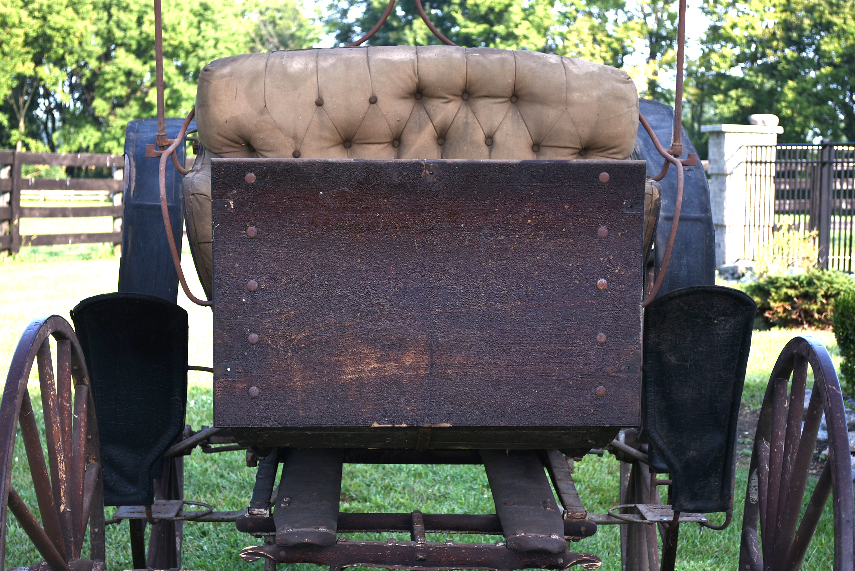 Late 19th Century Horse Drawn Buggy Glen Falls Buckboard Surrey For Restoration