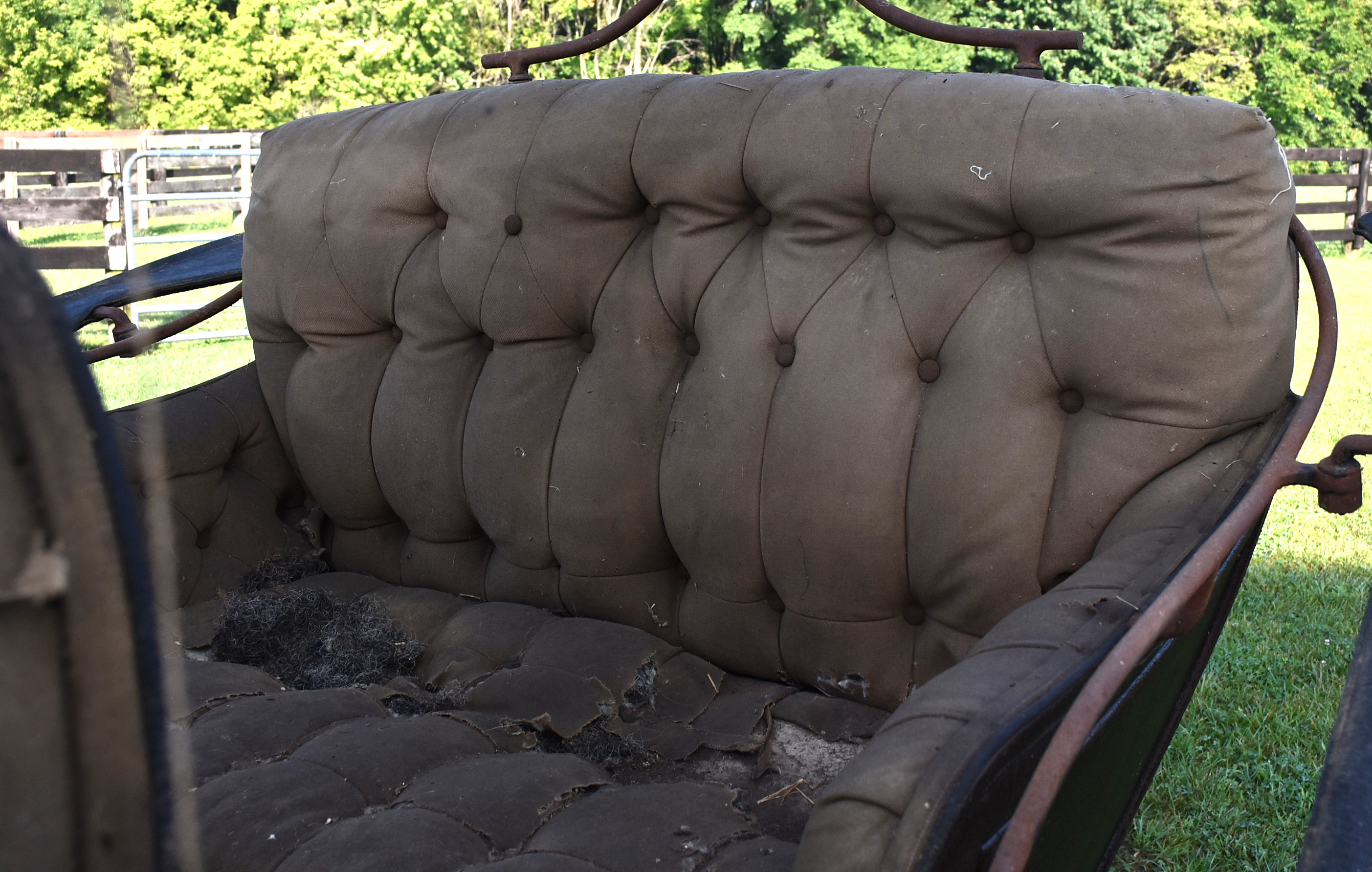 Late 19th Century Horse Drawn Buggy Glen Falls Buckboard Surrey For Restoration