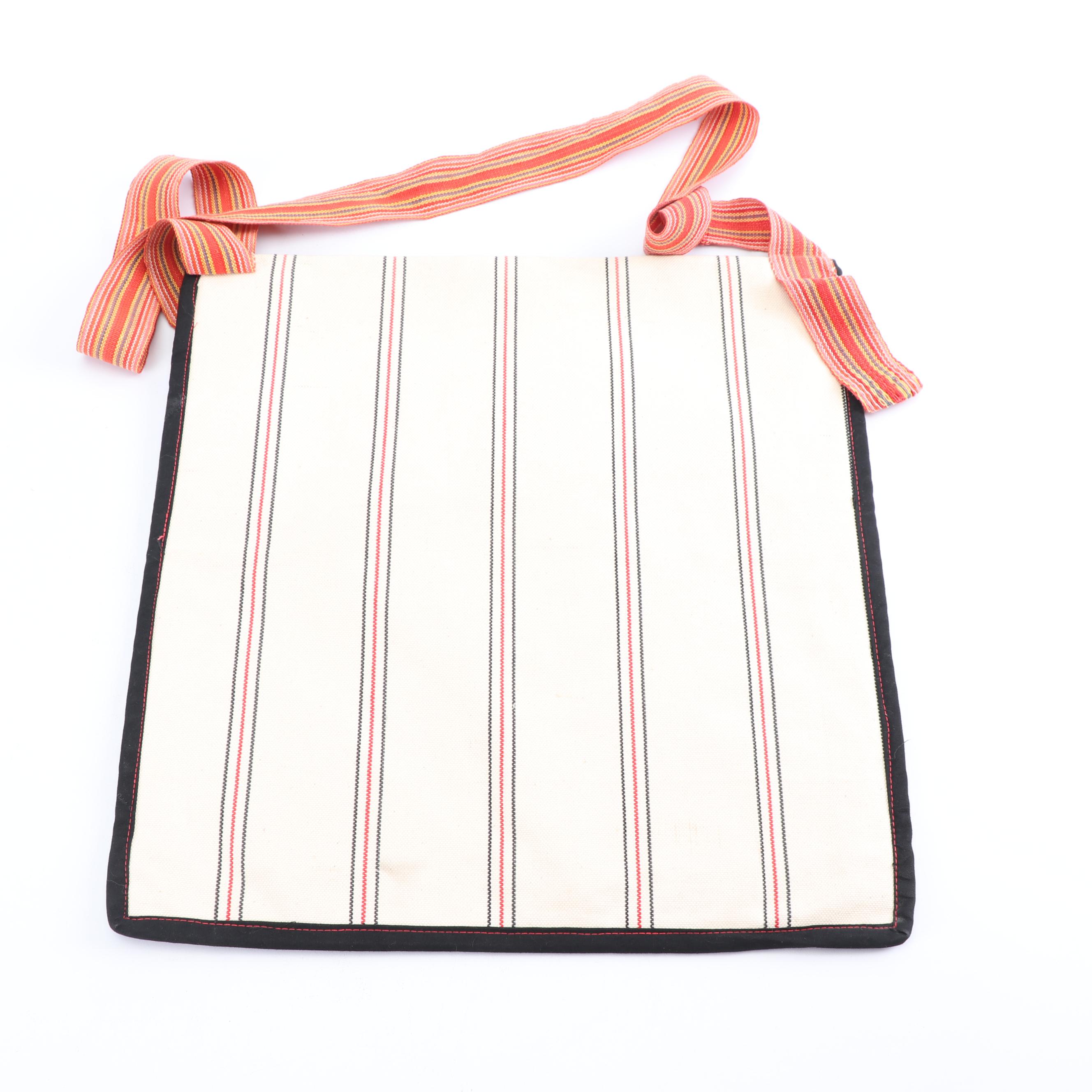 Indonesian Ikat Tablecloth with Textiles, Pillow Fronts, and Purse