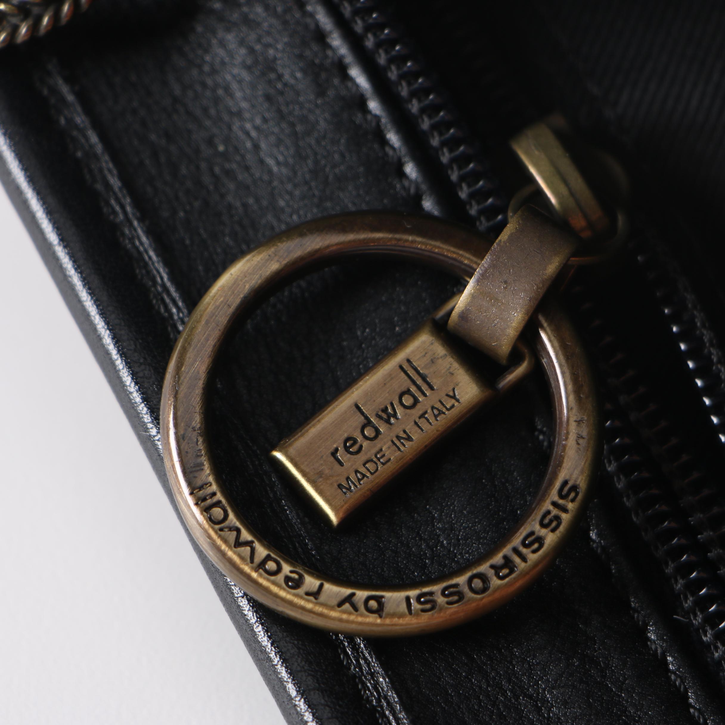 Sissirossi by Redwall Dyed Leopard Print Pony Hair and Leather Clutch