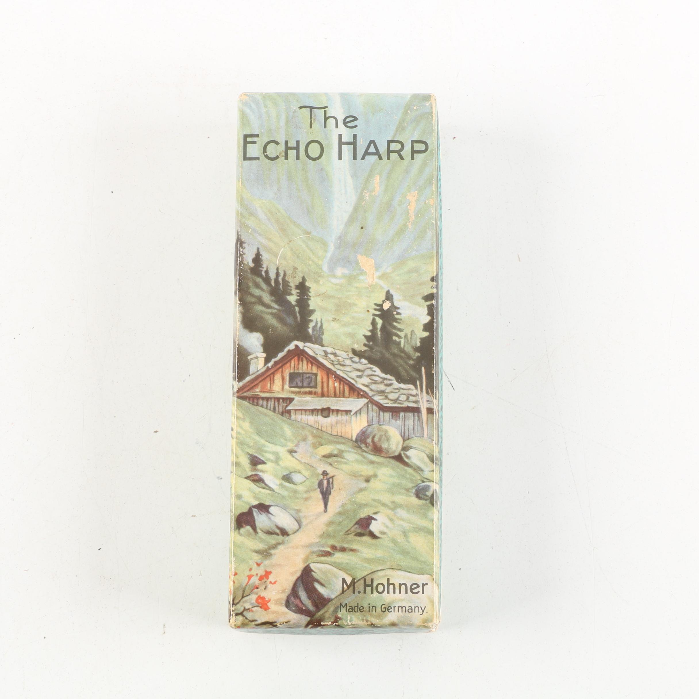 M. Hohner "The Echo" 40-Hole Tremolo Harmonica with Original Box