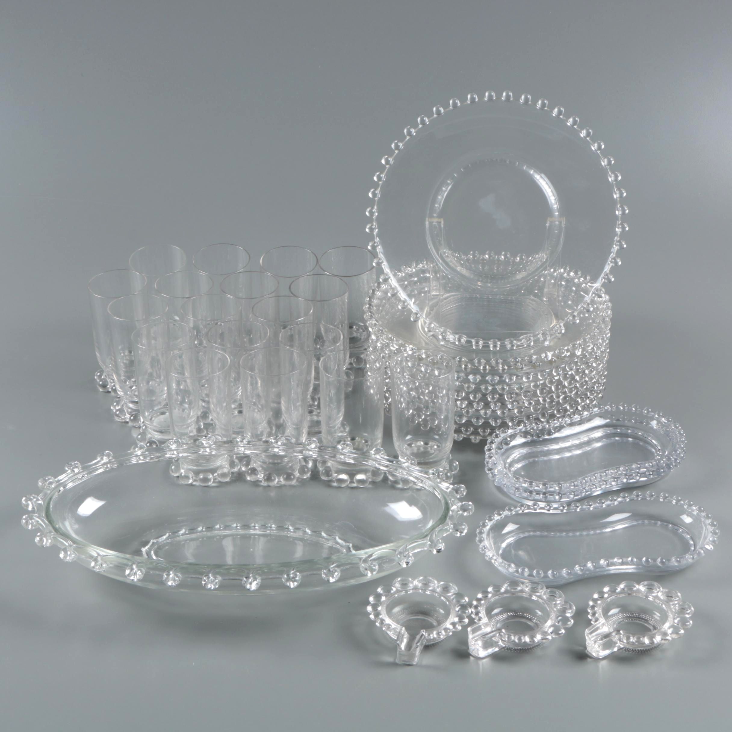 Vintage Imperial Glass-Ohio "Candlewick" Dinnerware