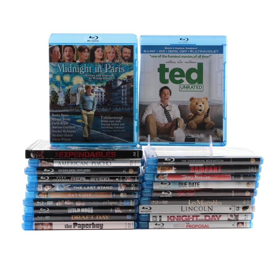 Blu-Ray and DVD Action, Comedy and Drama Movies including "Lincoln"