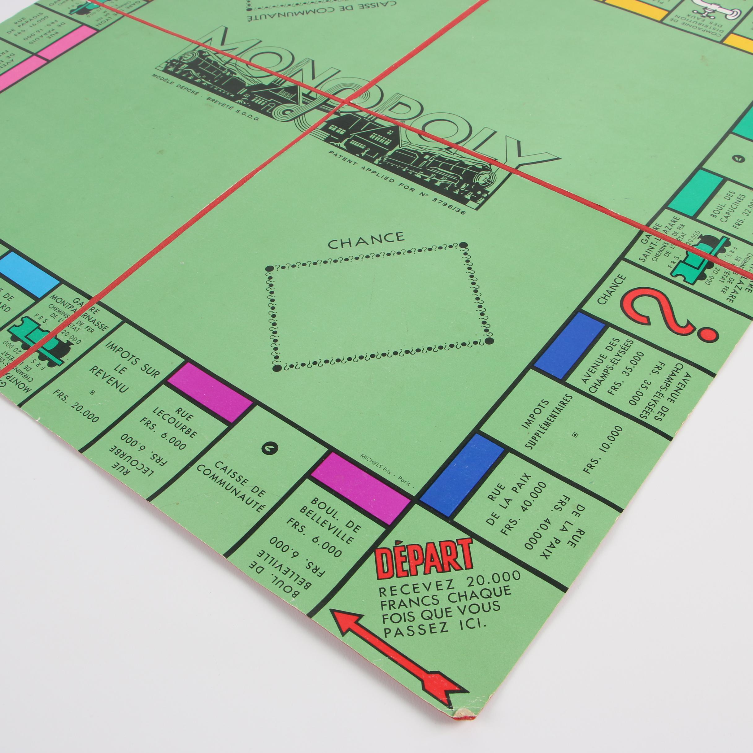 1950s French Edition and Popular Edition Monopoly Games