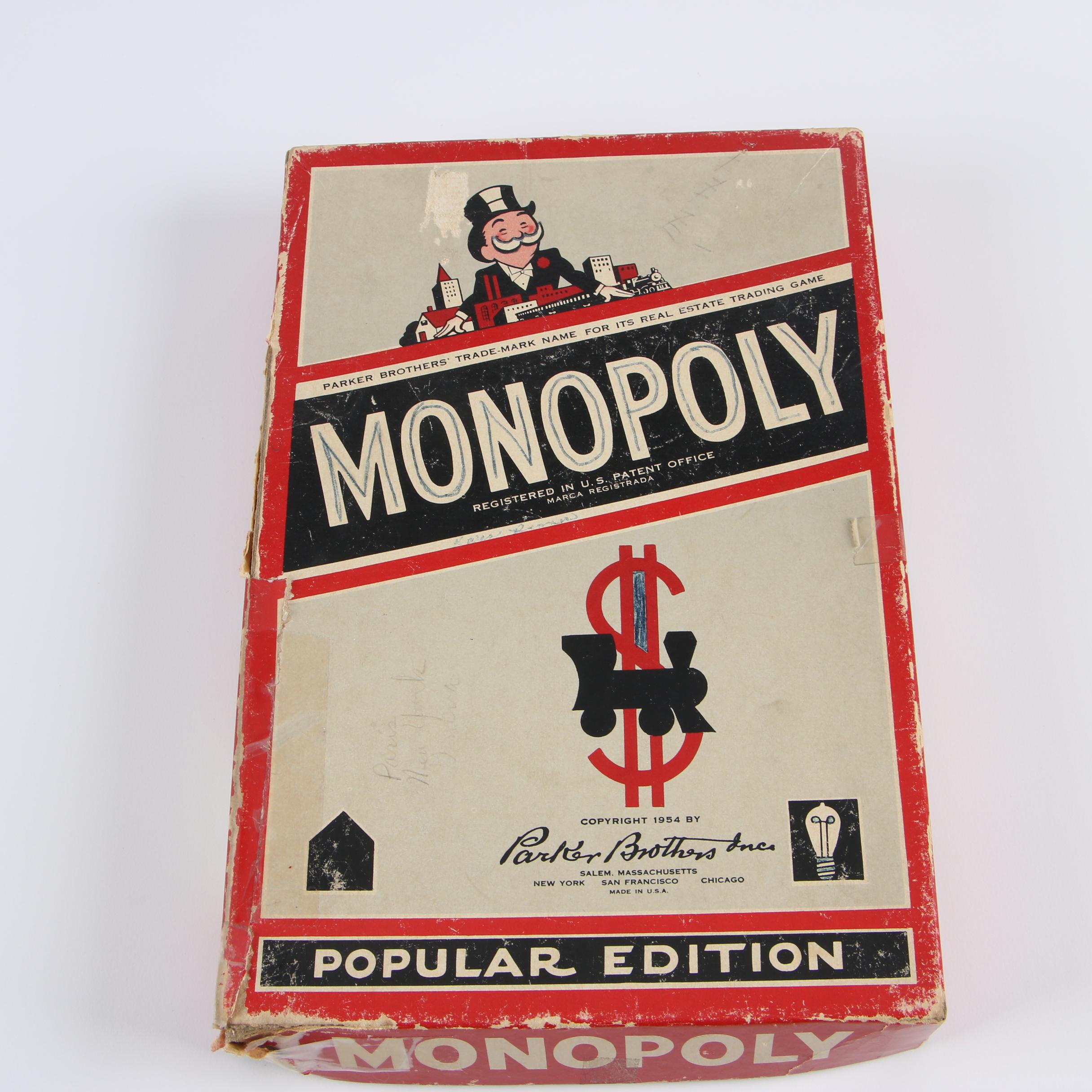 1950s French Edition and Popular Edition Monopoly Games