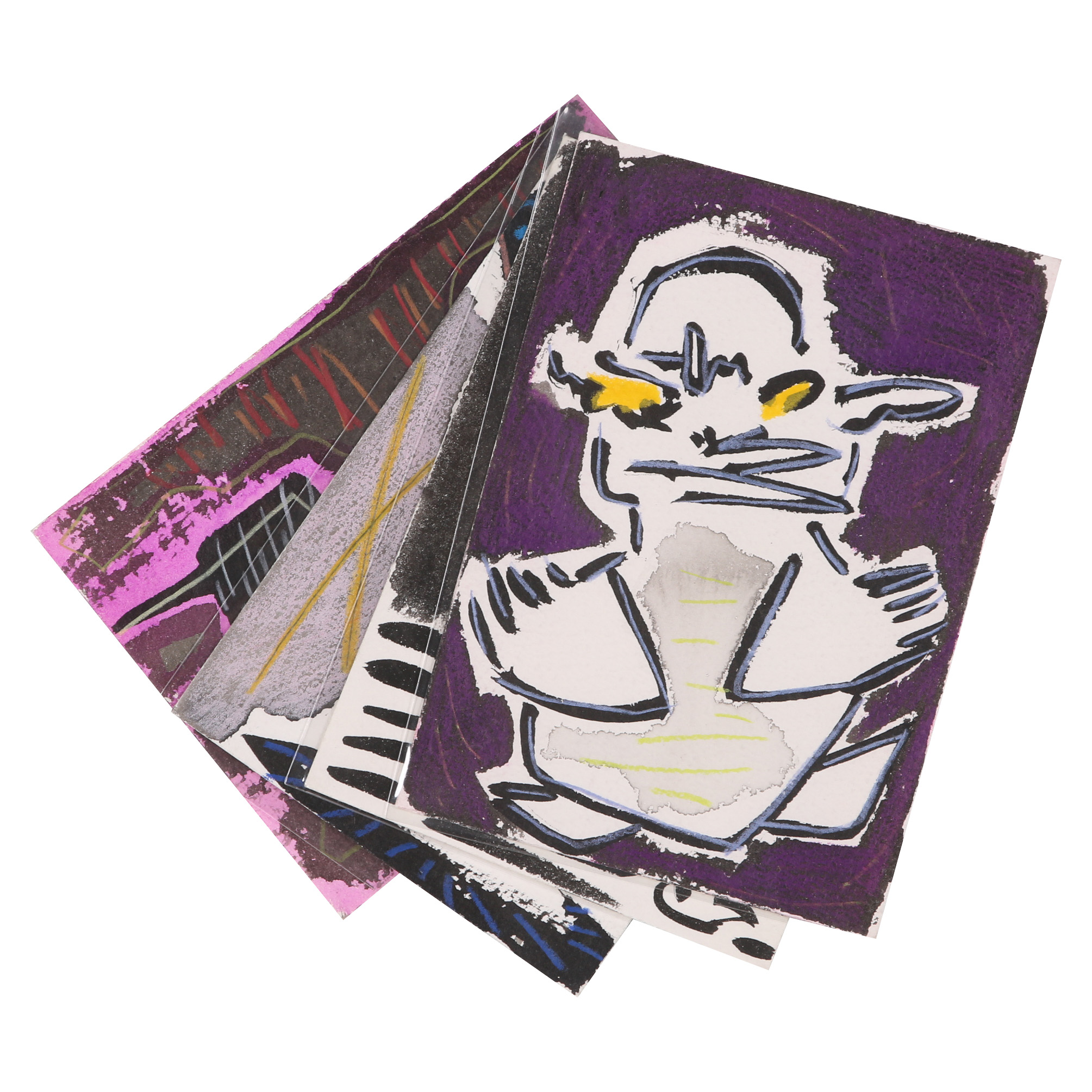 Merle Rosen Mixed Media Figure Paintings