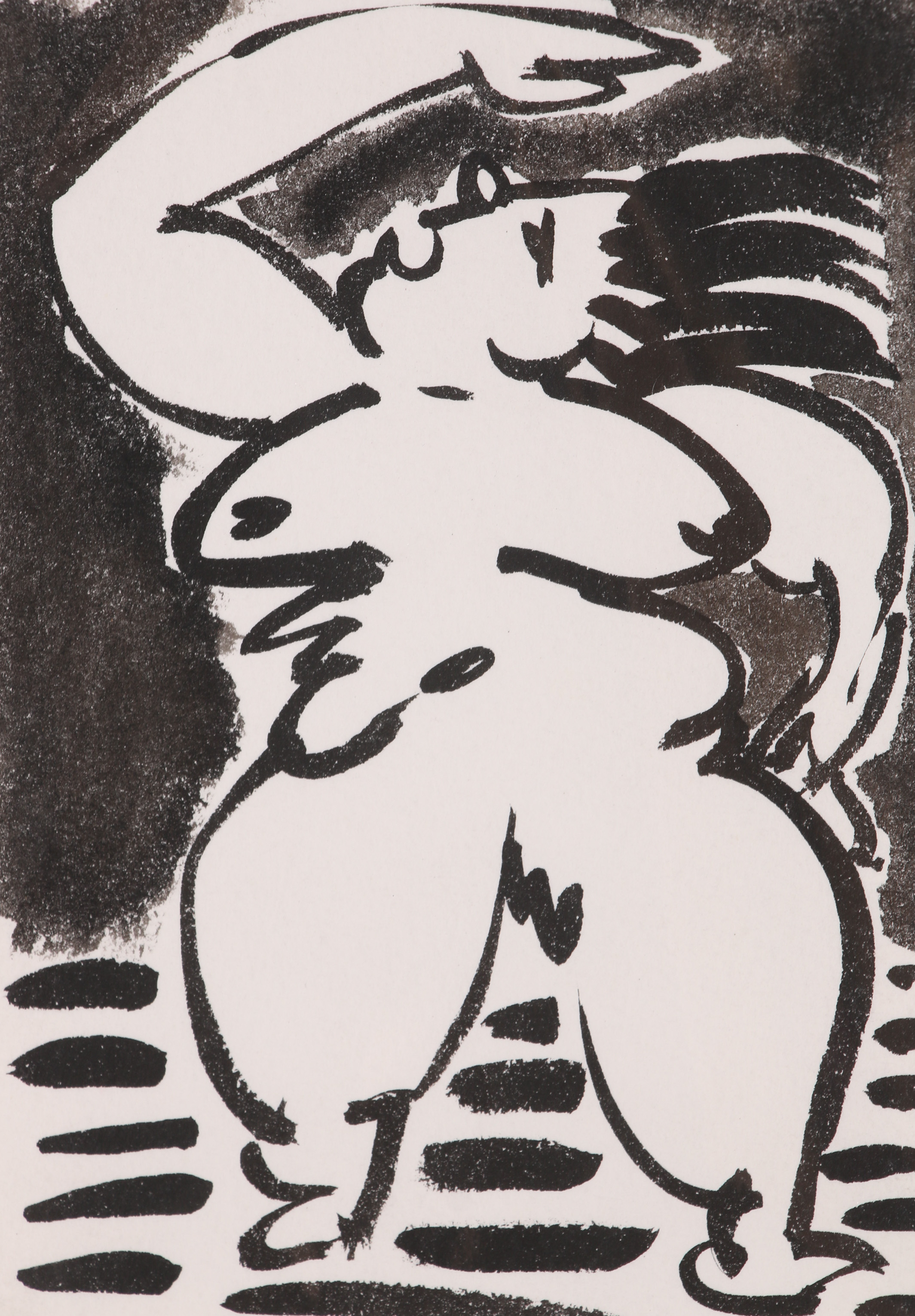 Merle Rosen Mixed Media Figure Paintings