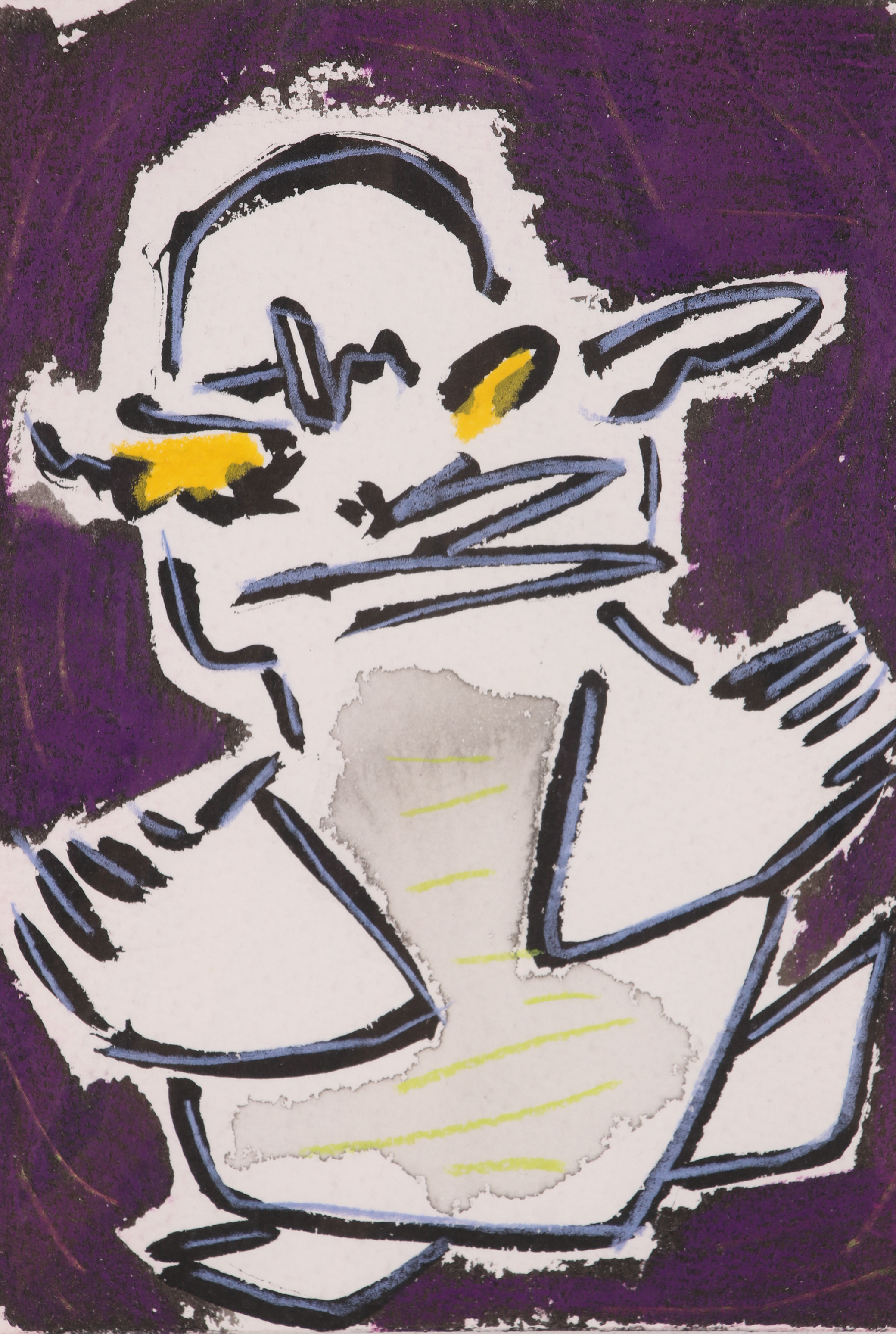 Merle Rosen Mixed Media Figure Paintings