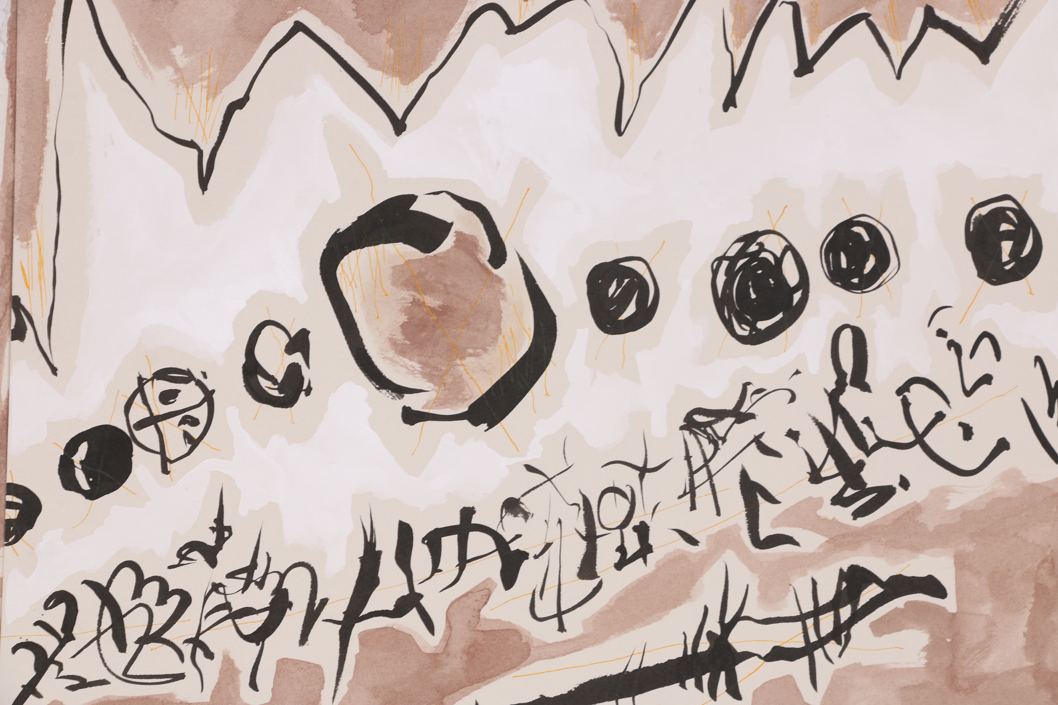 Merle Rosen Ink Paintings