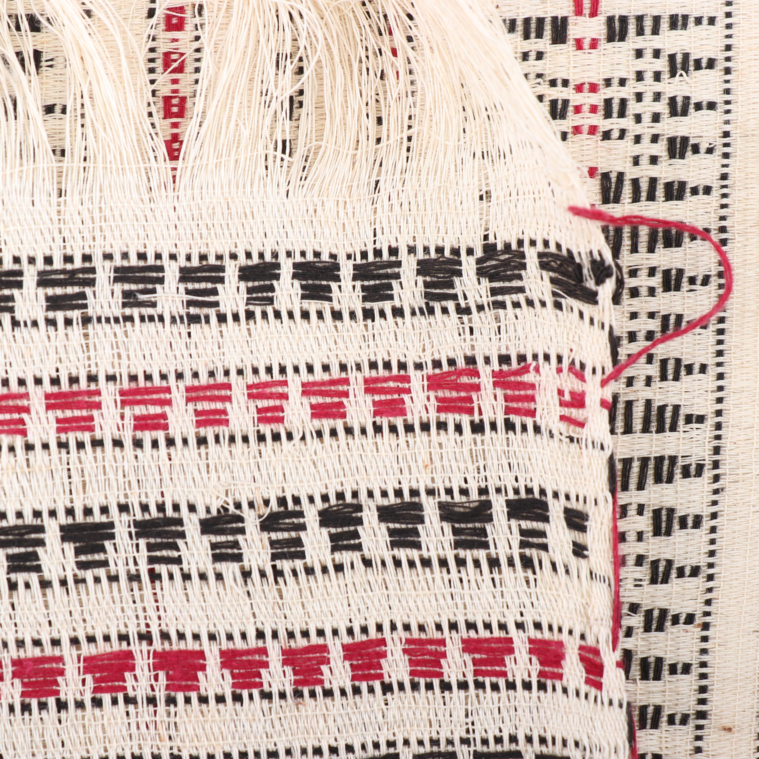 Handwoven Lamba-Style Wool Textile