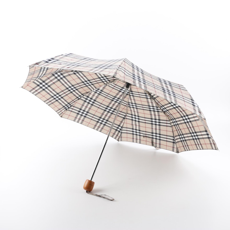 Burberry London Haymarket Check Umbrella