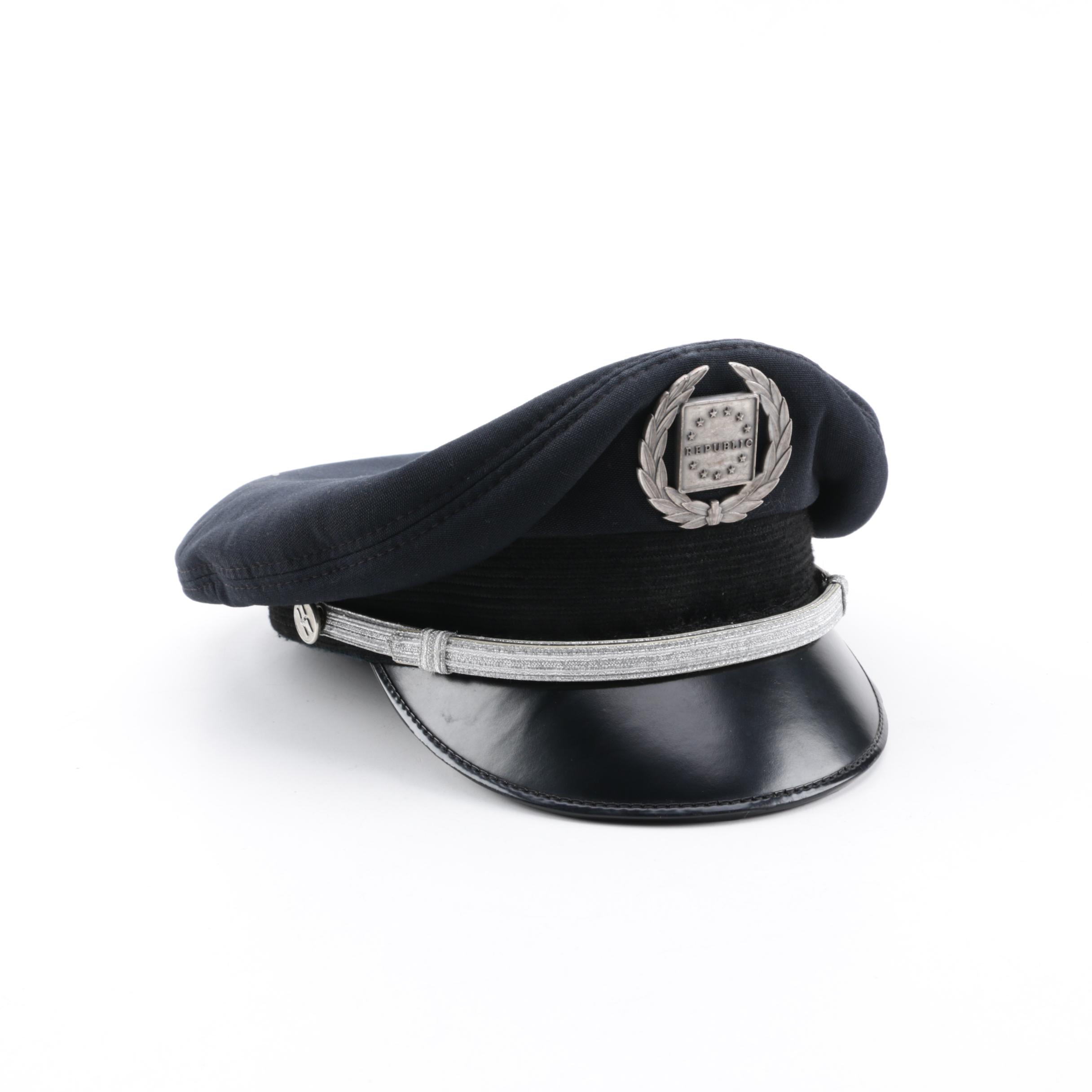 Premier Hat Co. Republic Airlines Pilot Hat