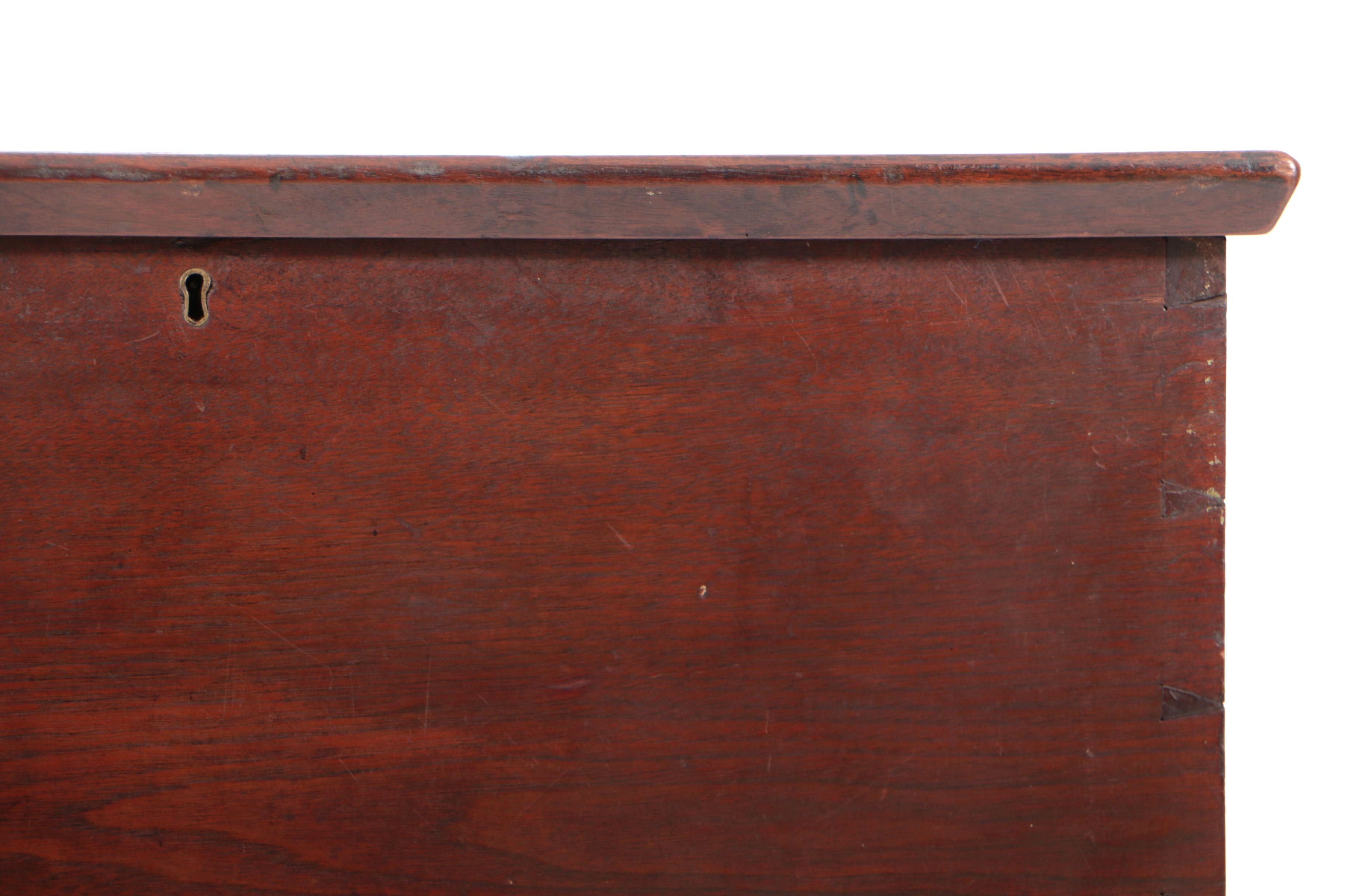 Southern Late Federal Walnut Sugar Chest-on-Frame, Circa 1820-1840