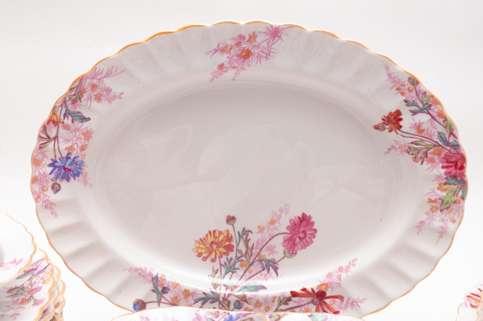 Vintage Spode Copeland "Chelsea Garden" Bone China Dinnerware