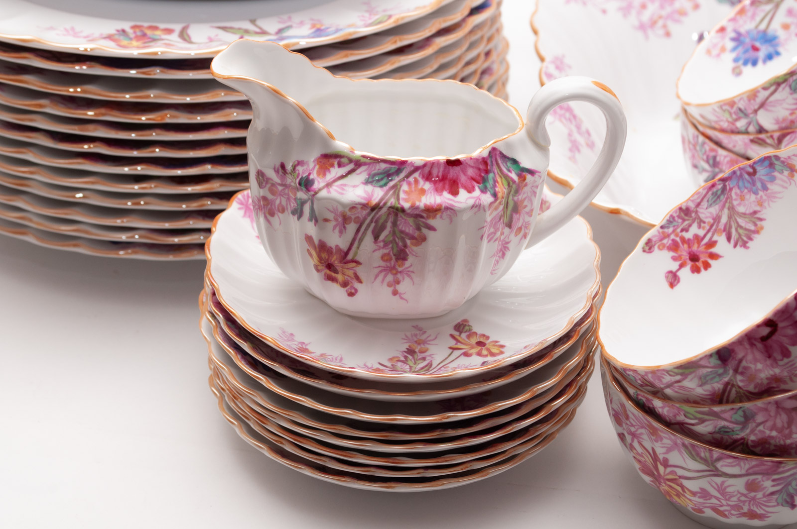 Vintage Spode Copeland "Chelsea Garden" Bone China Dinnerware