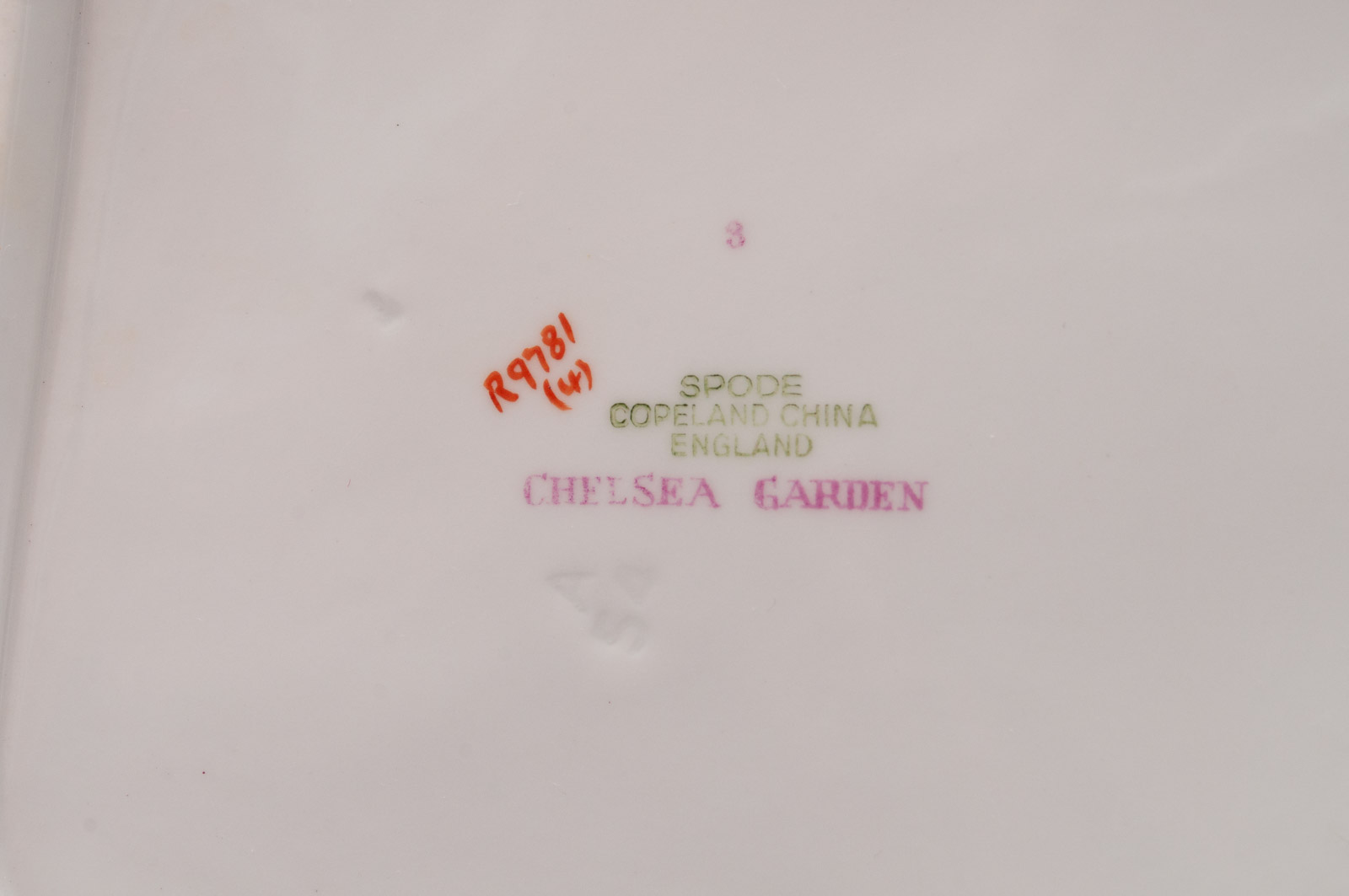 Vintage Spode Copeland "Chelsea Garden" Bone China Dinnerware