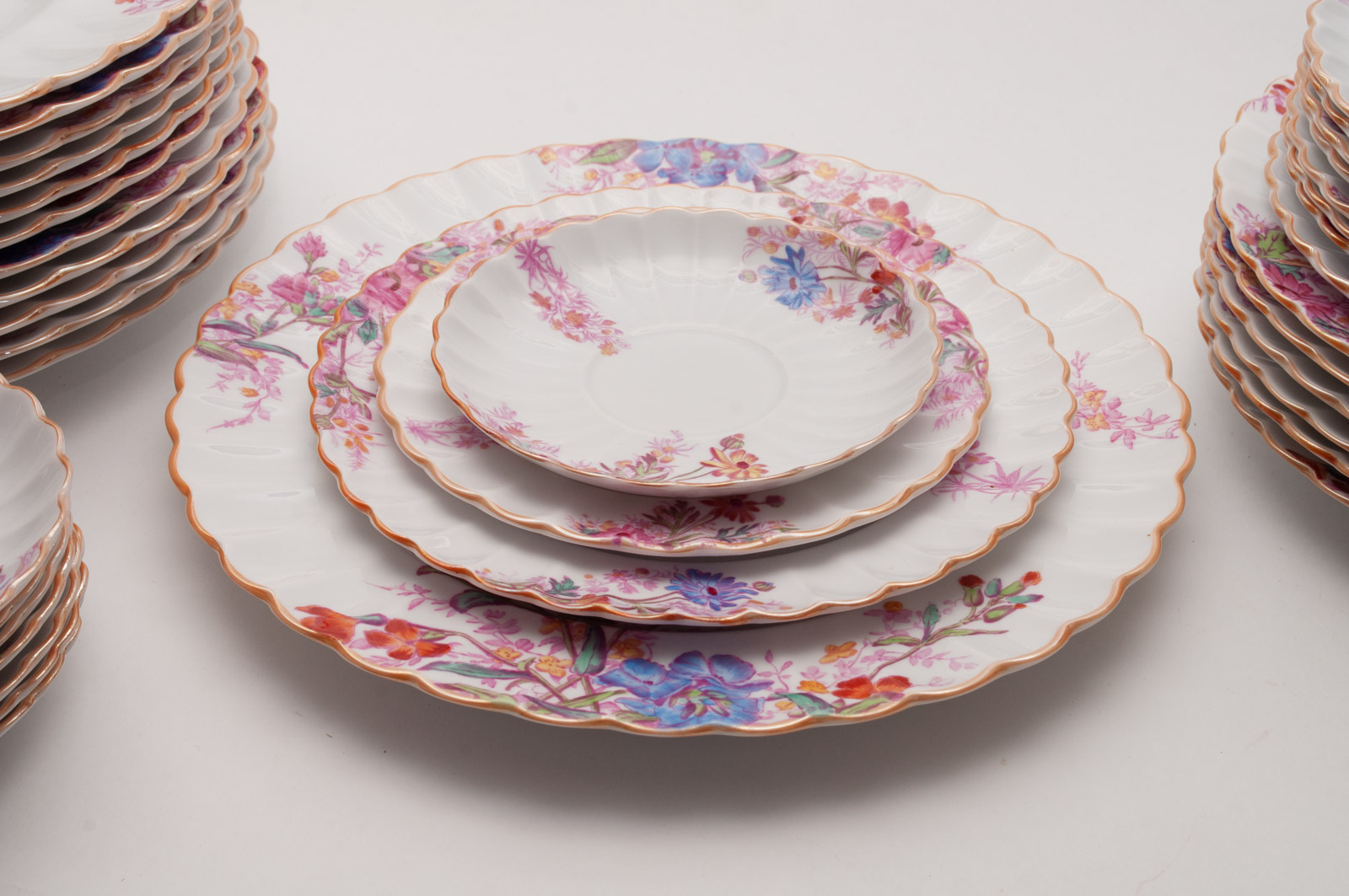 Vintage Spode Copeland "Chelsea Garden" Bone China Dinnerware