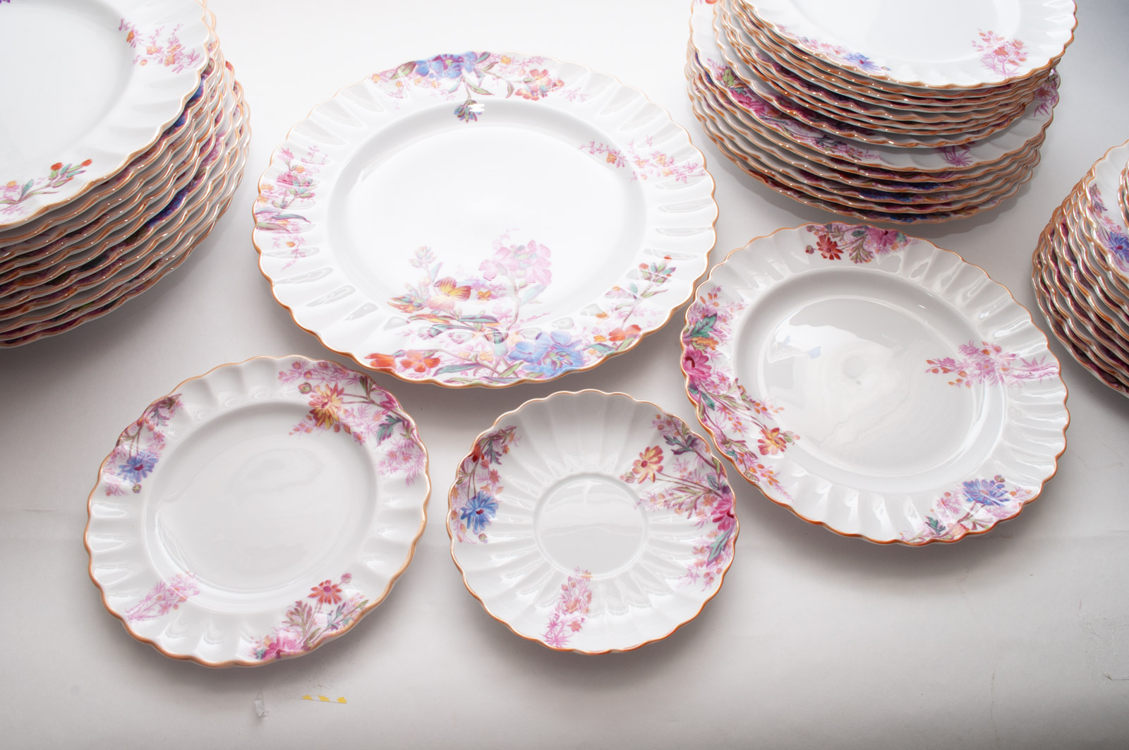 Vintage Spode Copeland "Chelsea Garden" Bone China Dinnerware