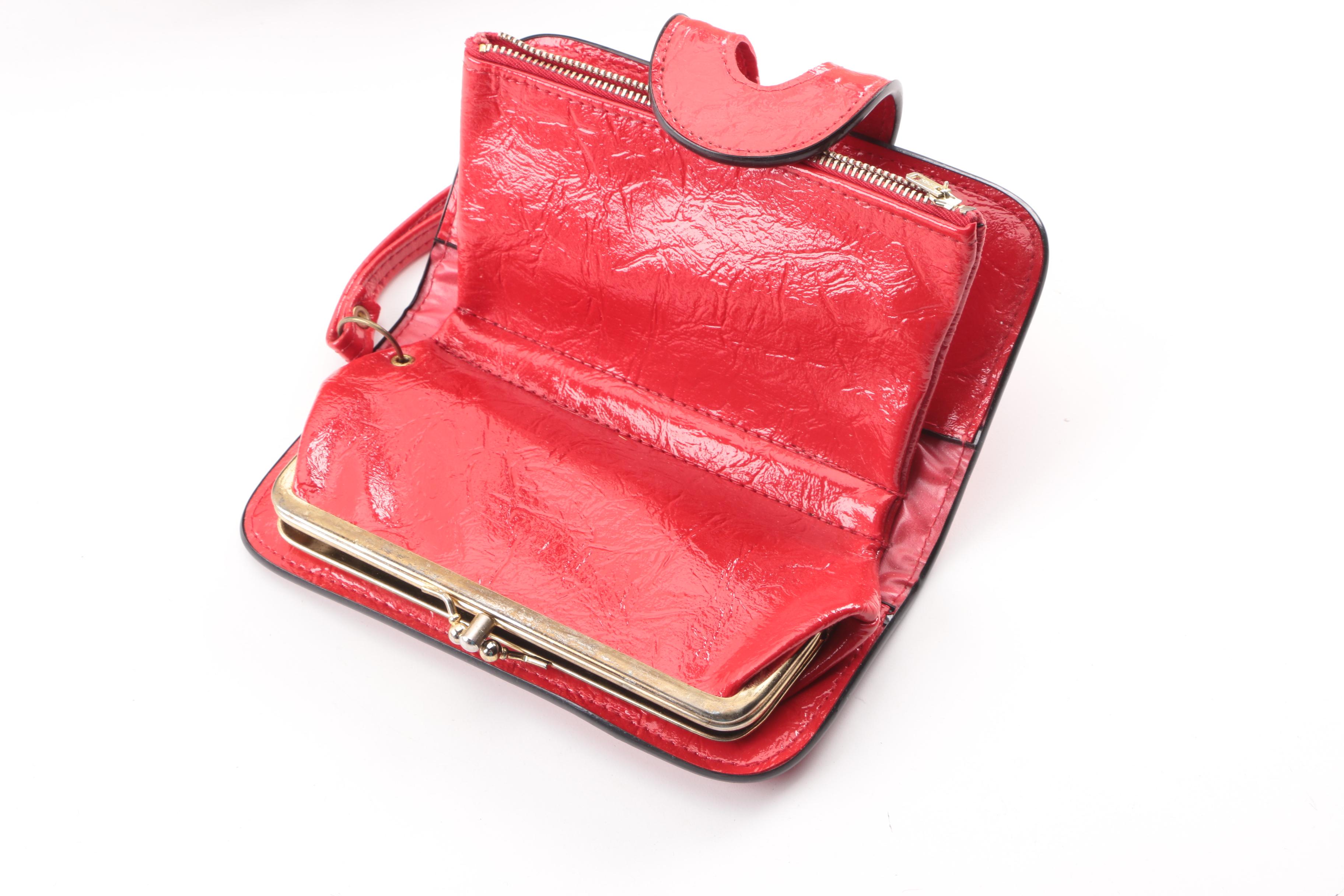 Vintage Leather and Vinyl Box Purses, Wristlets, Wallet and Clutch