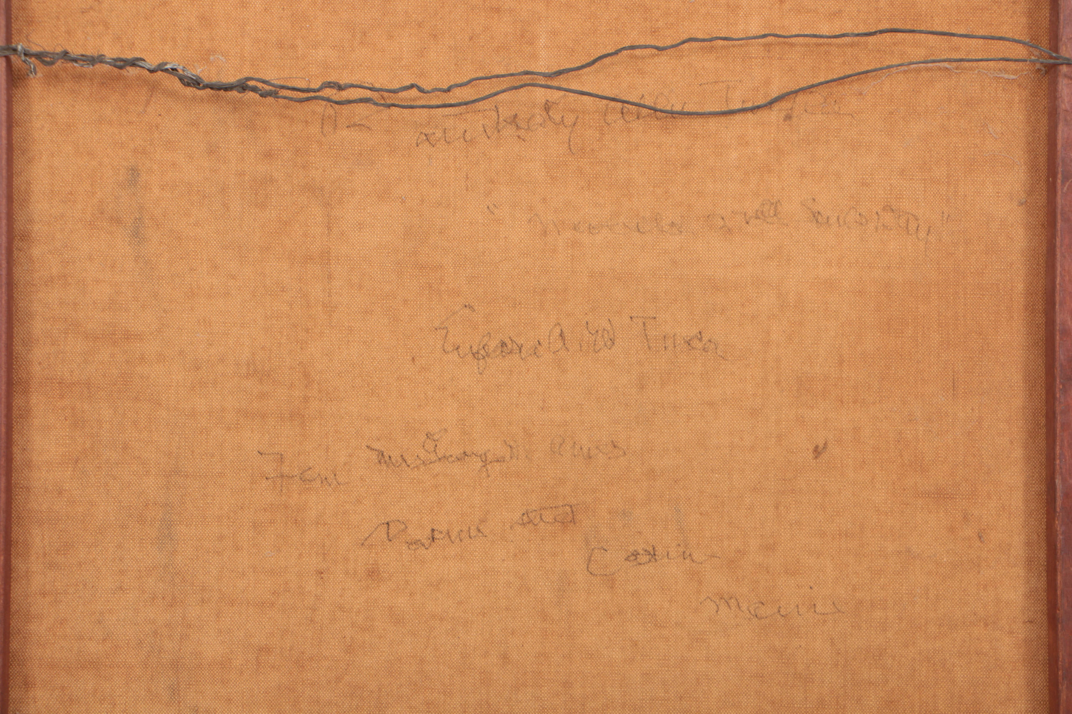 Allen Tucker Early 20th Century Autumnal Landscape Oil Painting