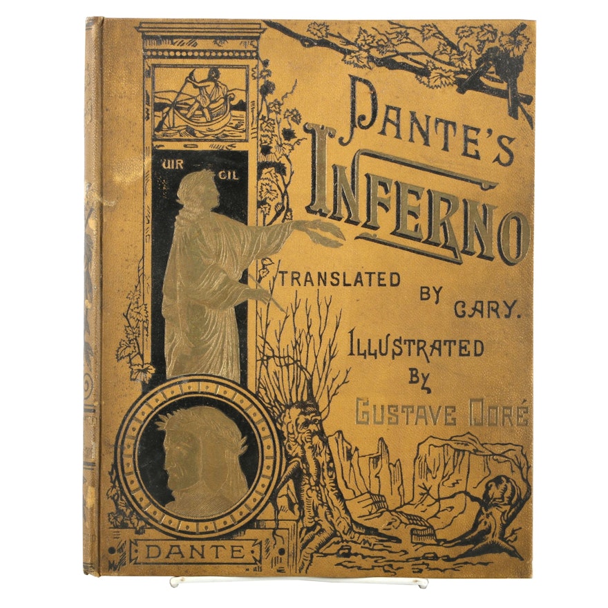 Circa 1890s "Dante's Inferno" with Illustrations by Gustave Doré