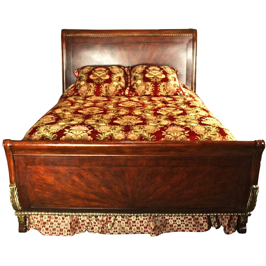 Riviera Hand Carved Queen Bed Frame