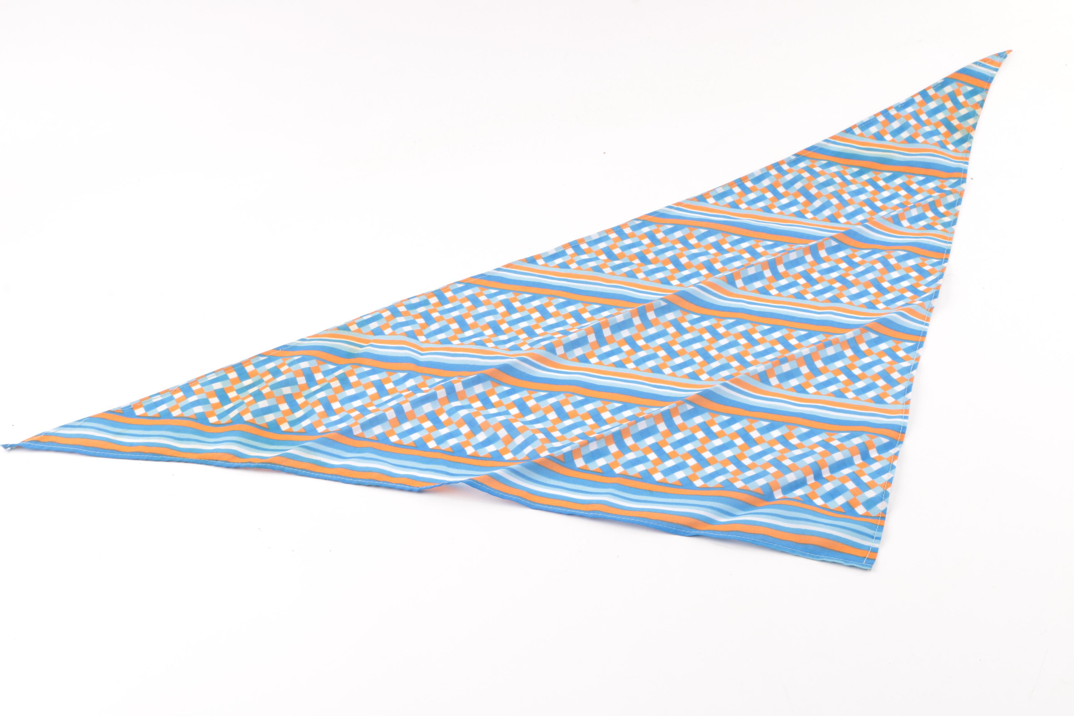 Circa 1970s Vintage Floral and Mod Print Coin Purses, Pouches and Scarves