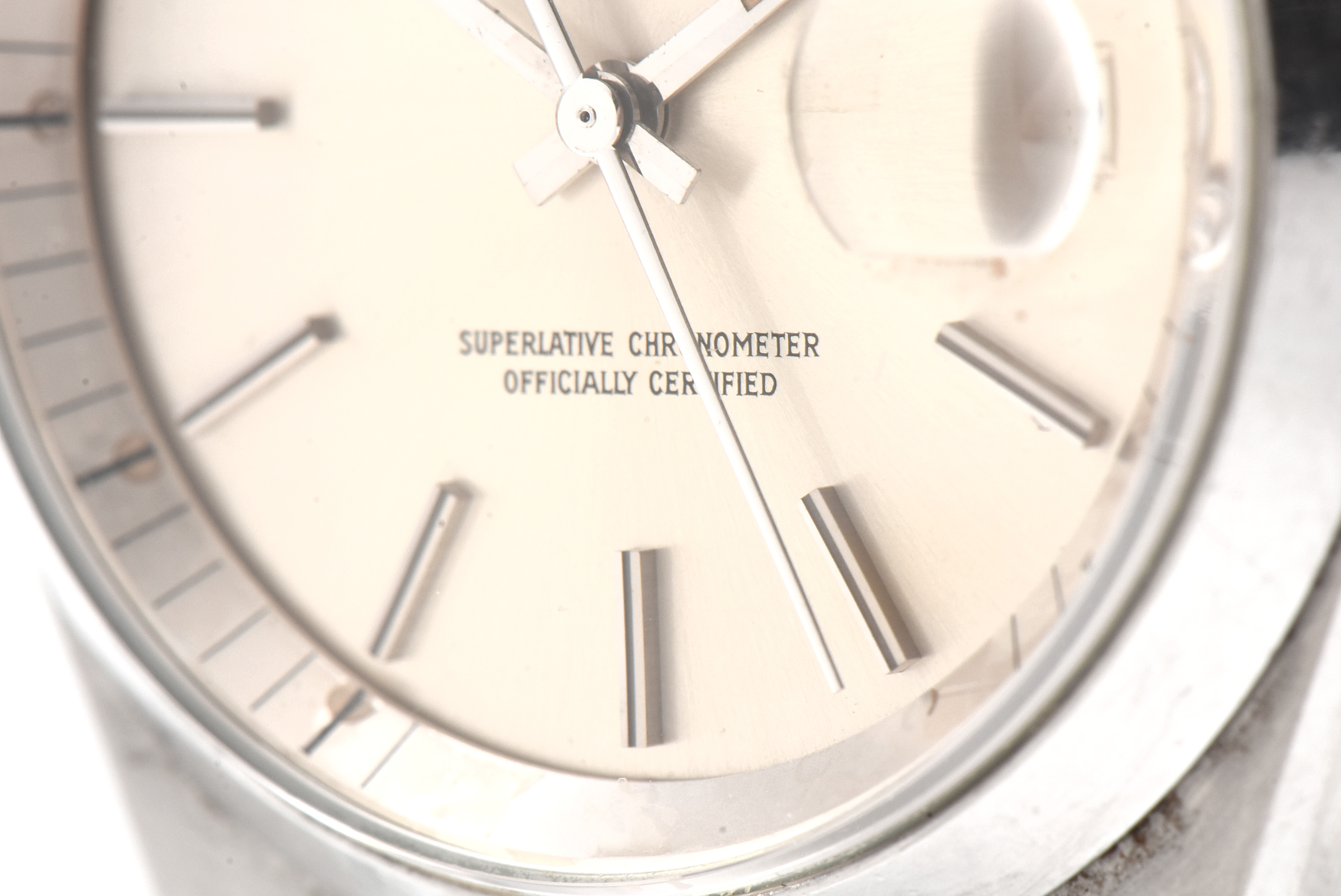 Rare 1976 Rolex Date 1530 Automatic Stainless Steel Watch