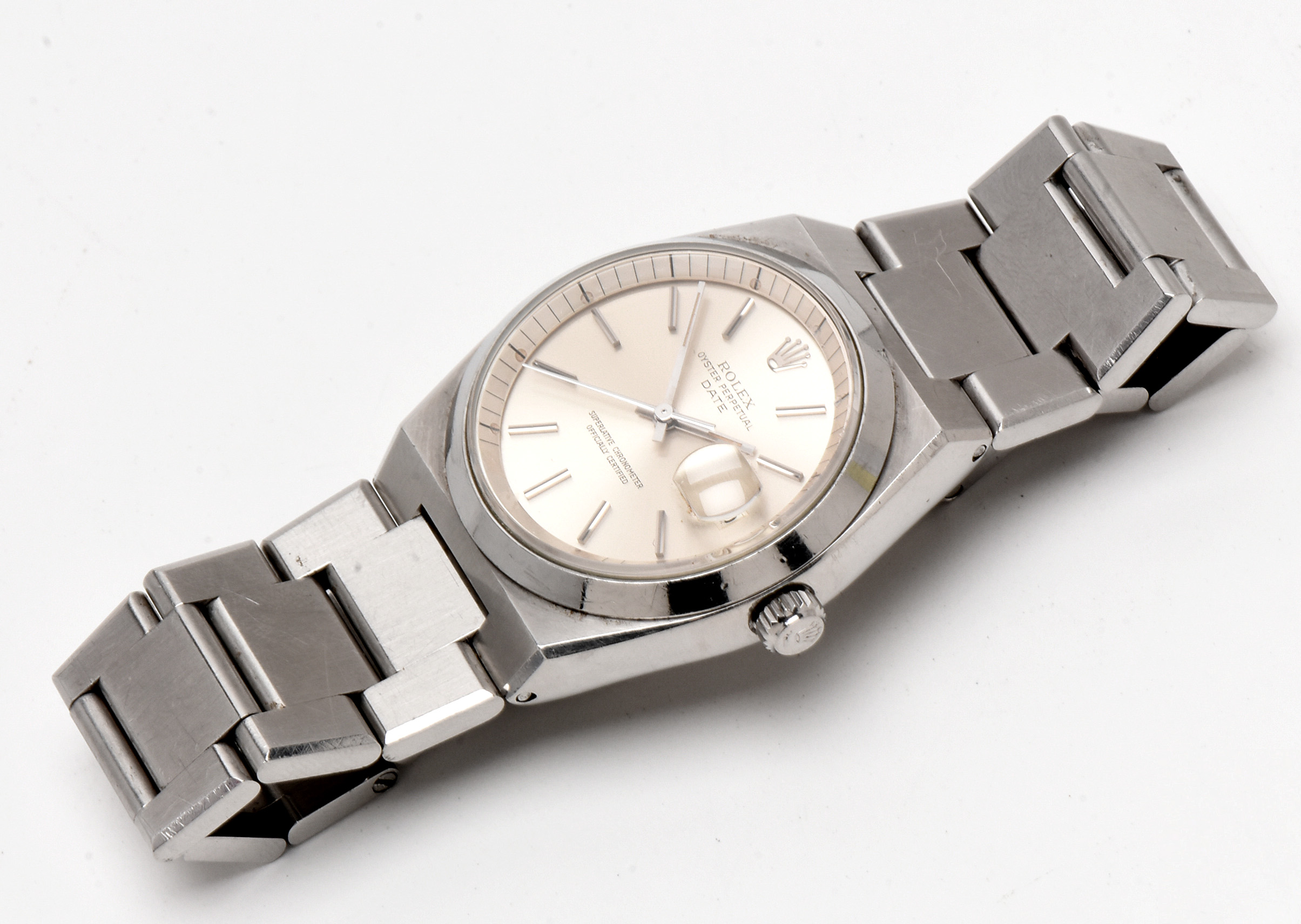 Rare 1976 Rolex Date 1530 Automatic Stainless Steel Watch