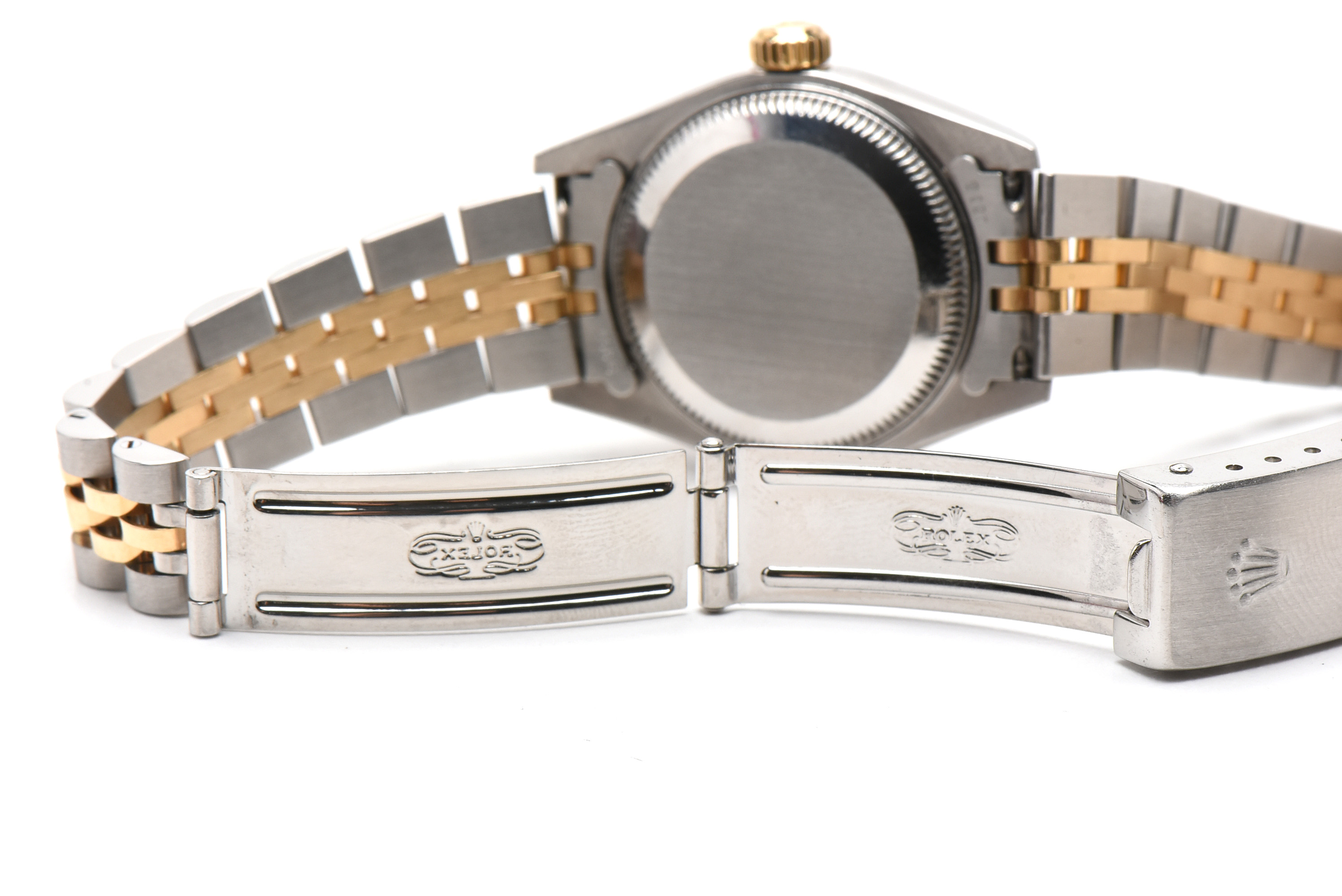 Rolex Datejust Aventurine Dial with Diamonds 18K Yellow Gold Steel Watch