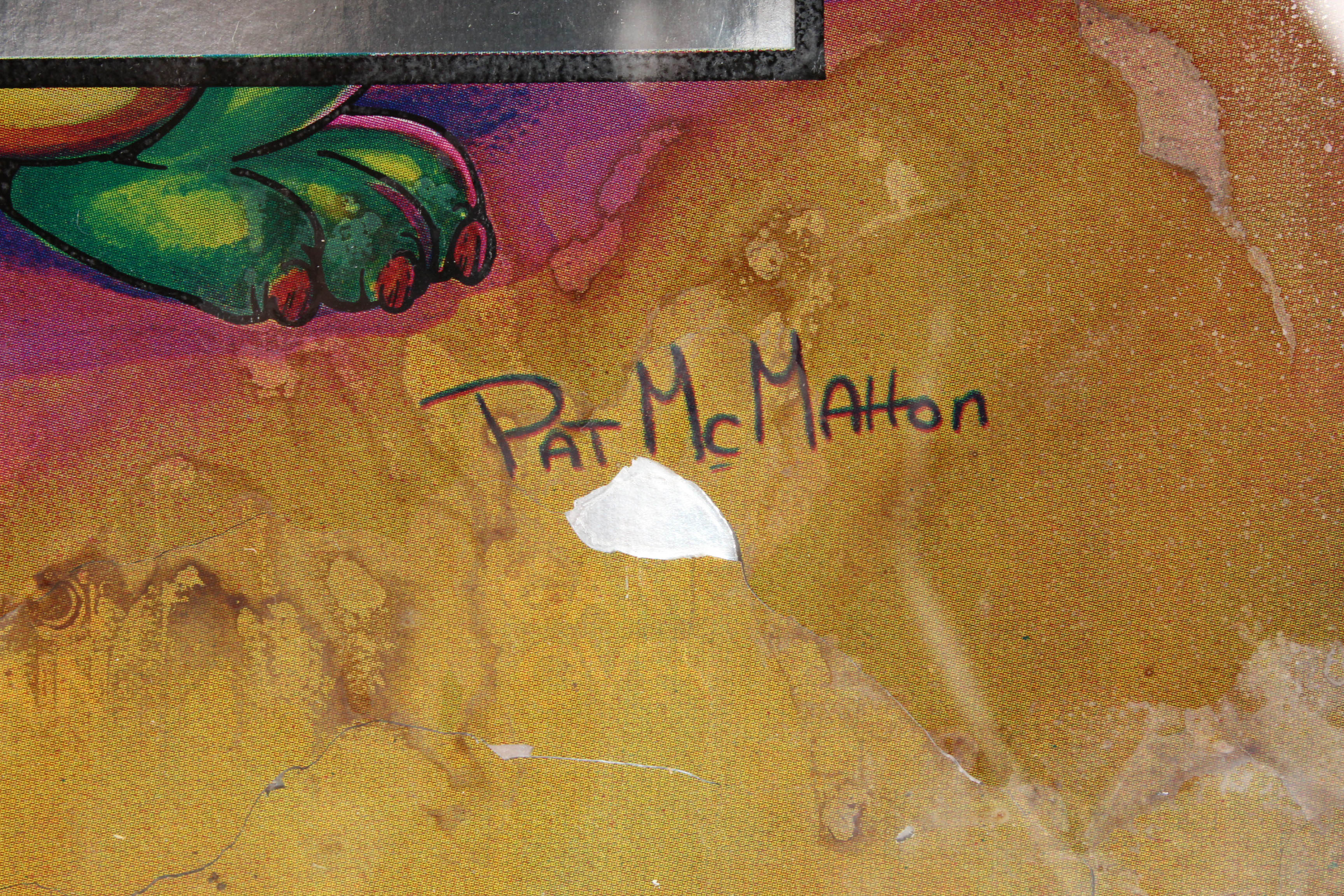 Vintage "X's & O's Tic Tac Toe" Pinball Machine Scoreboard Cover