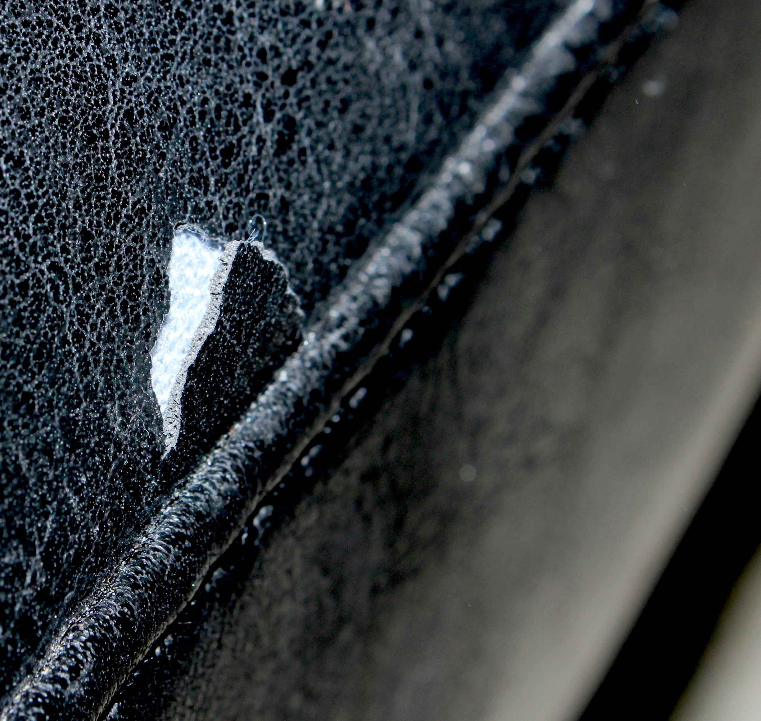 IKEA Storage Sectional Sofa in Black Vinyl