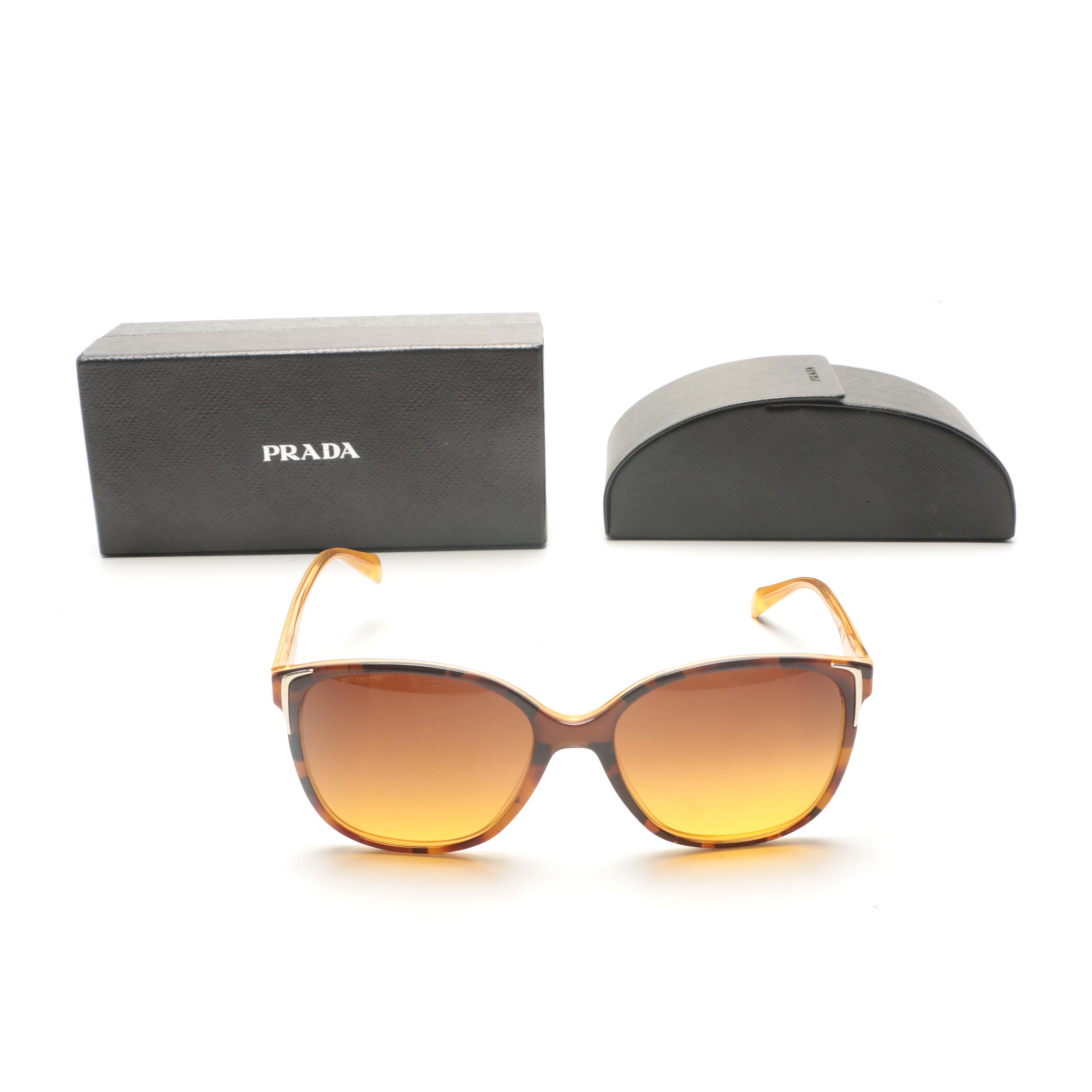 Prada Butterfly Style Polarized Sunglasses