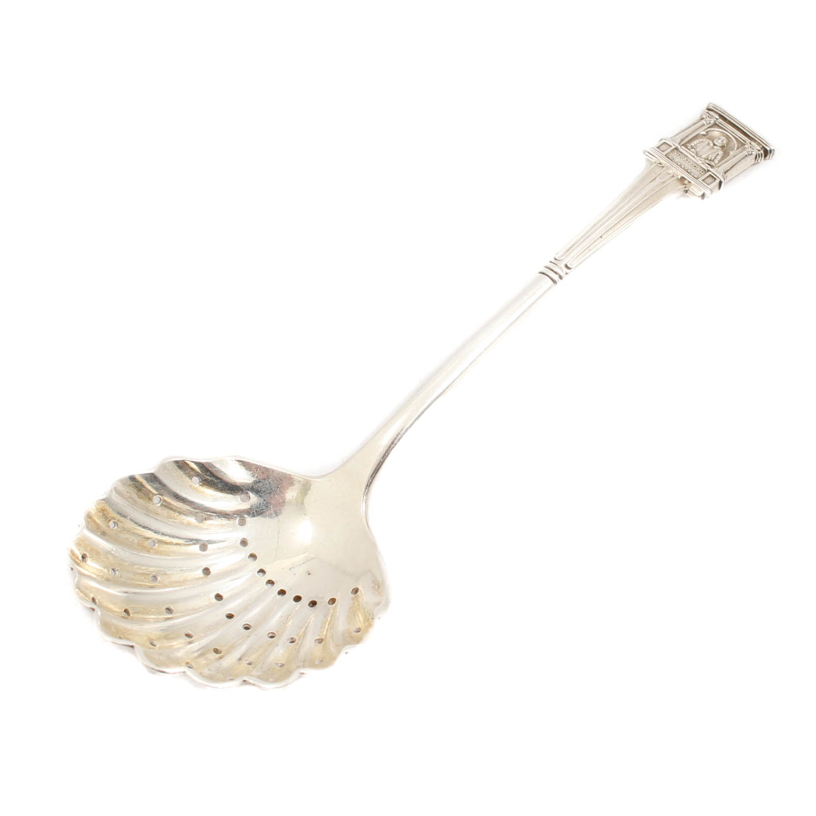 1908 Barker Brothers Shakespeare Sterling Silver Sugar Spoon