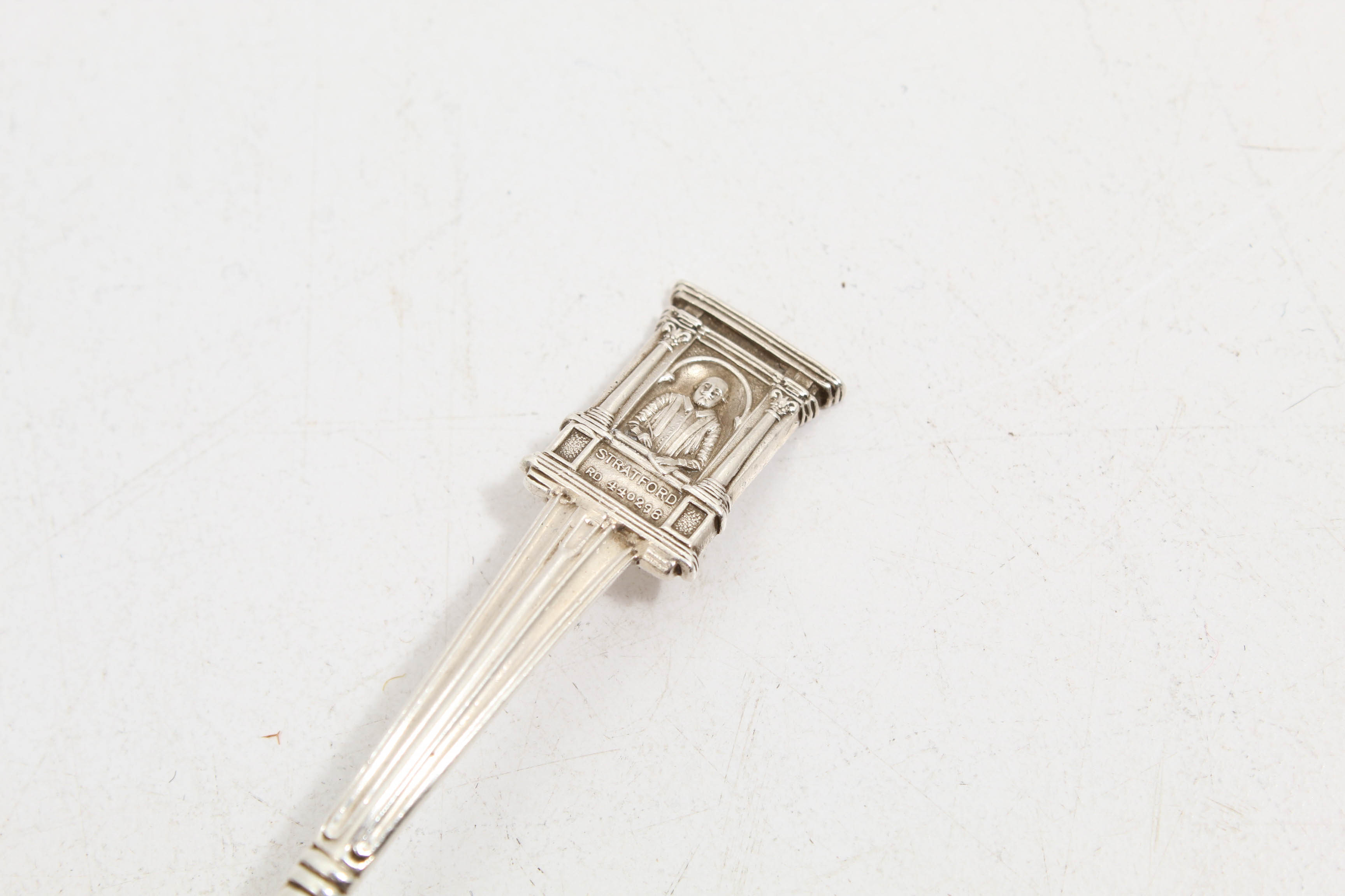 1908 Barker Brothers Shakespeare Sterling Silver Sugar Spoon
