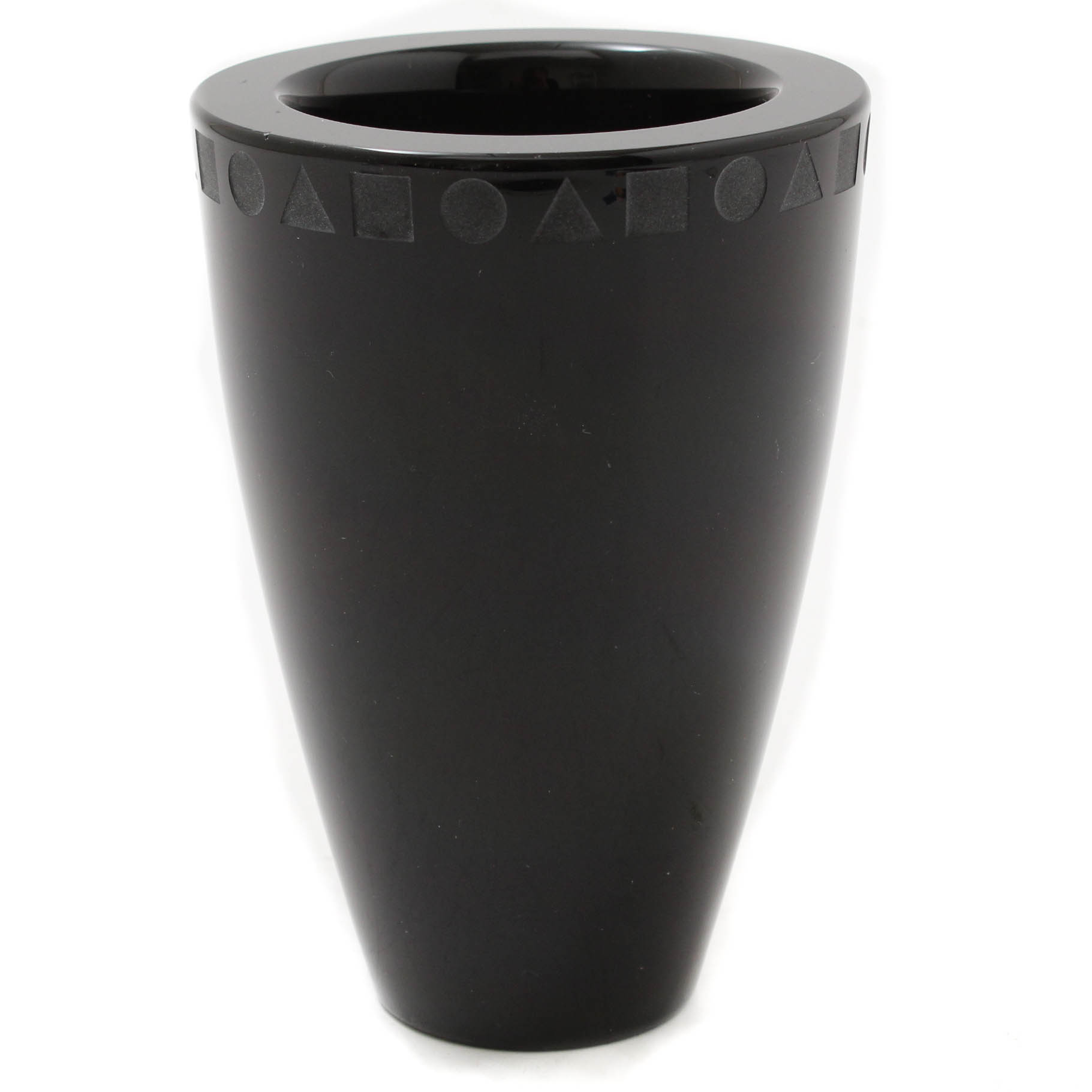 Vintage Sasaki Crystal Vase by Ward Bennett