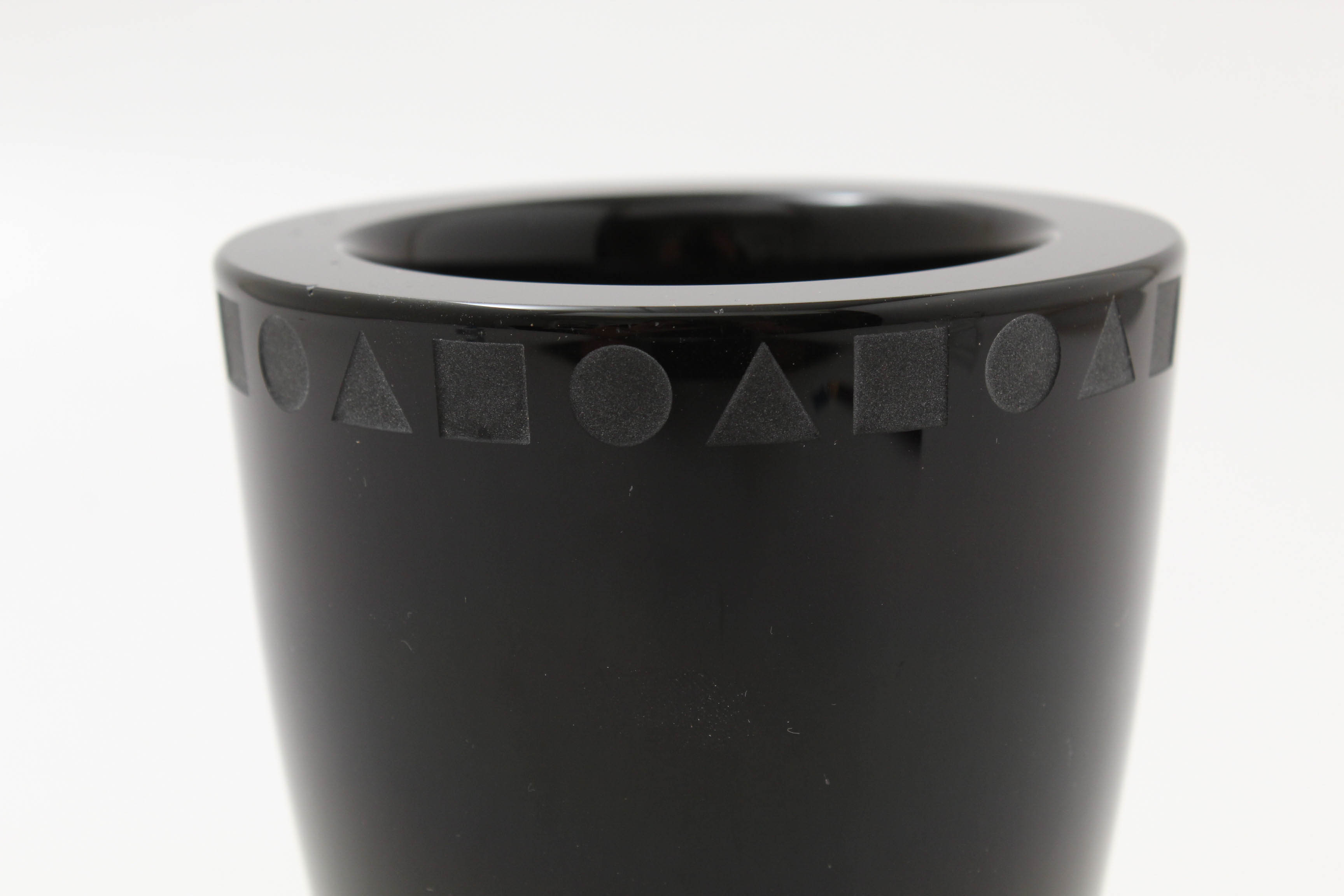 Vintage Sasaki Crystal Vase by Ward Bennett