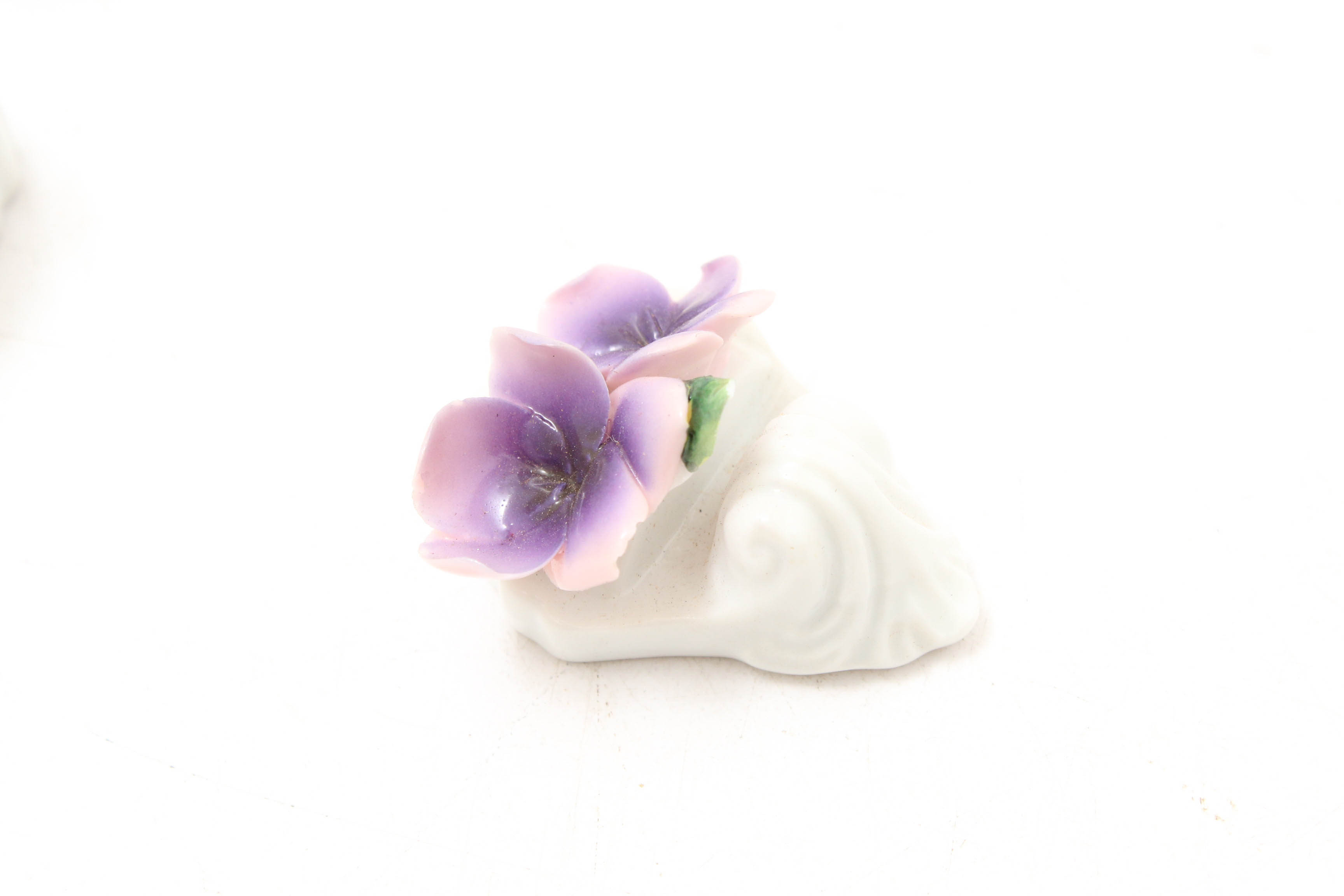 Hammersley Bird Salt and Pepper and Flower Place Card Holders