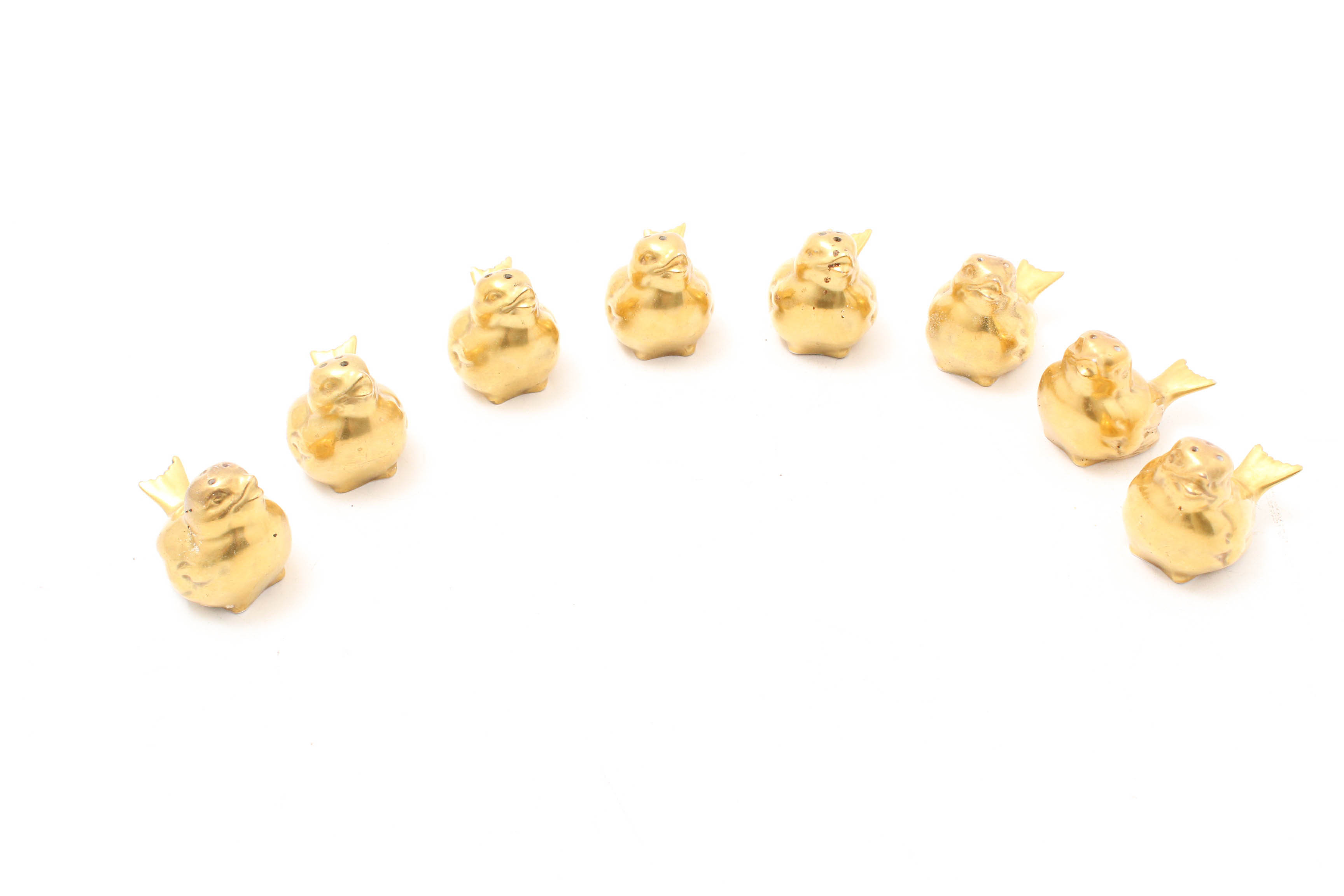 Hammersley Bird Salt and Pepper and Flower Place Card Holders