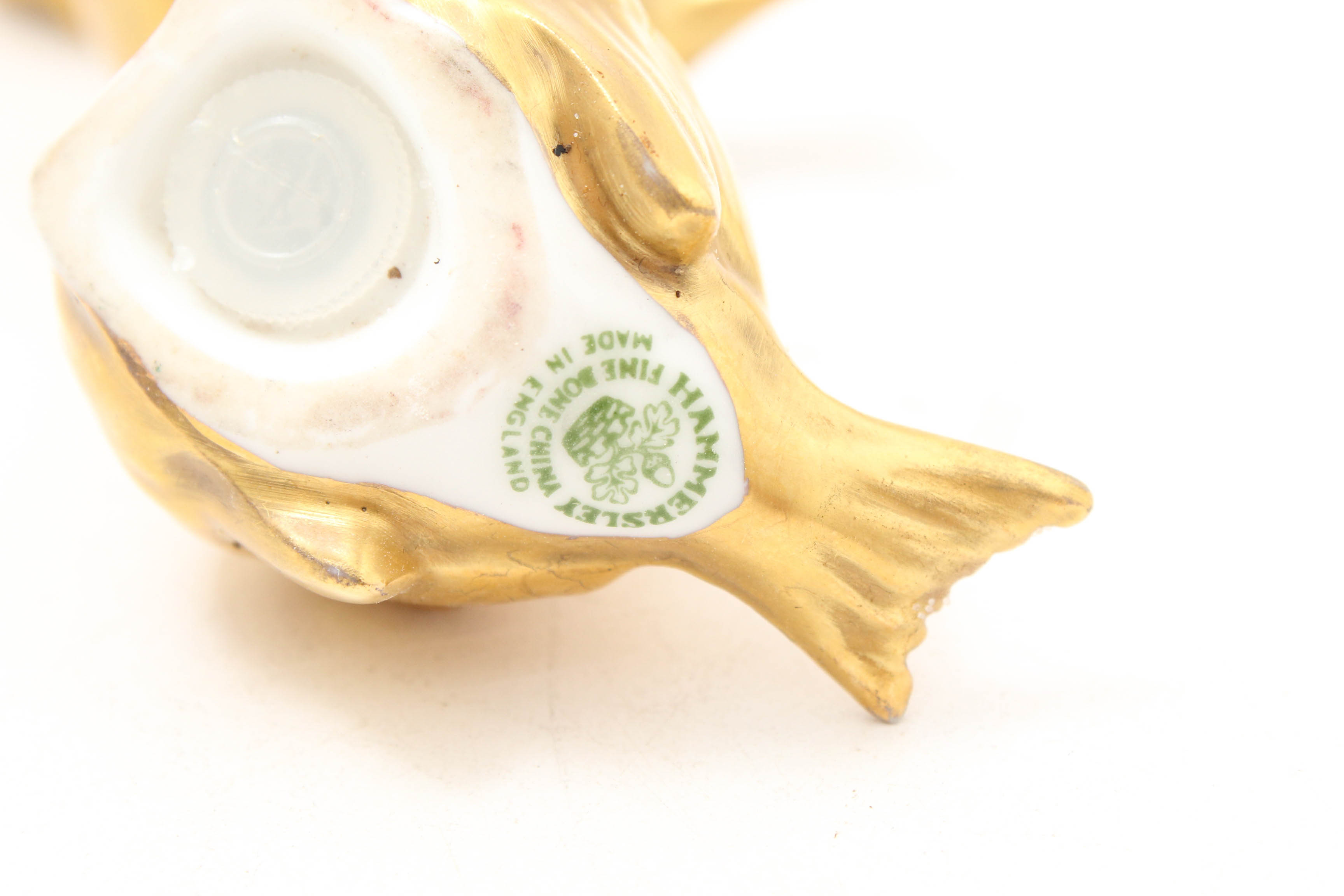 Hammersley Bird Salt and Pepper and Flower Place Card Holders